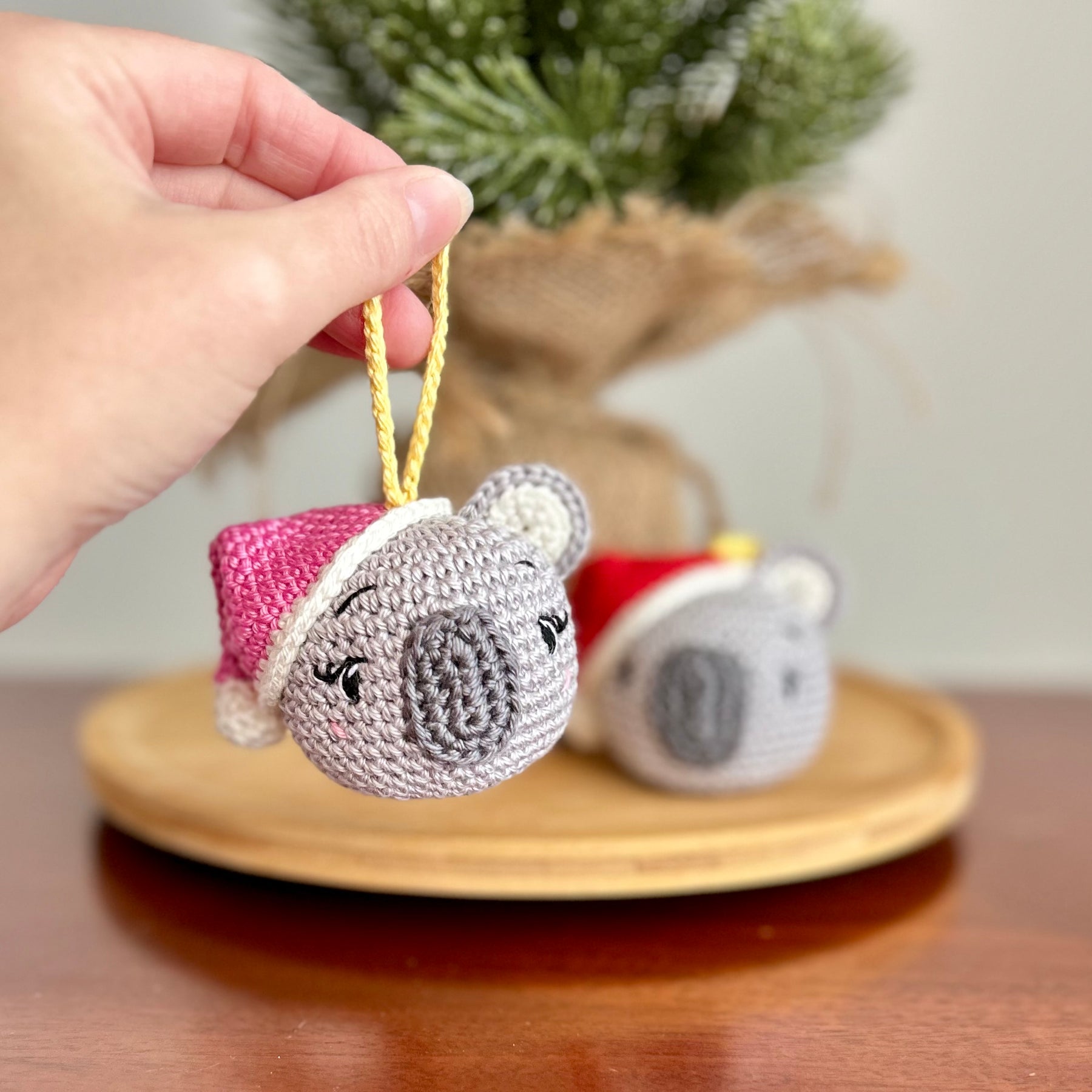 PRE ORDER | Crochet Koala Duo | Christmas Decoration