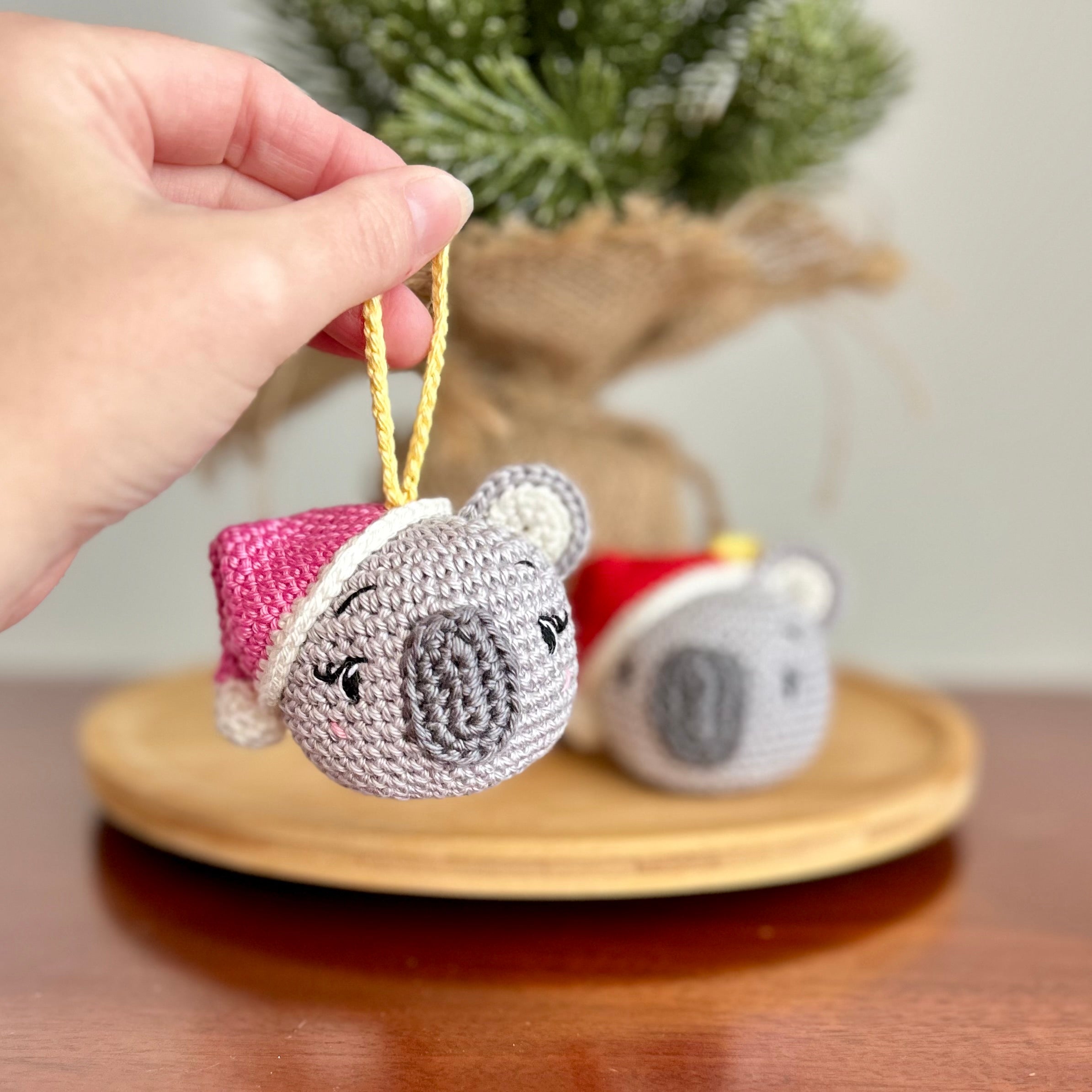 PRE ORDER | Crochet Koala Duo | Christmas Decoration