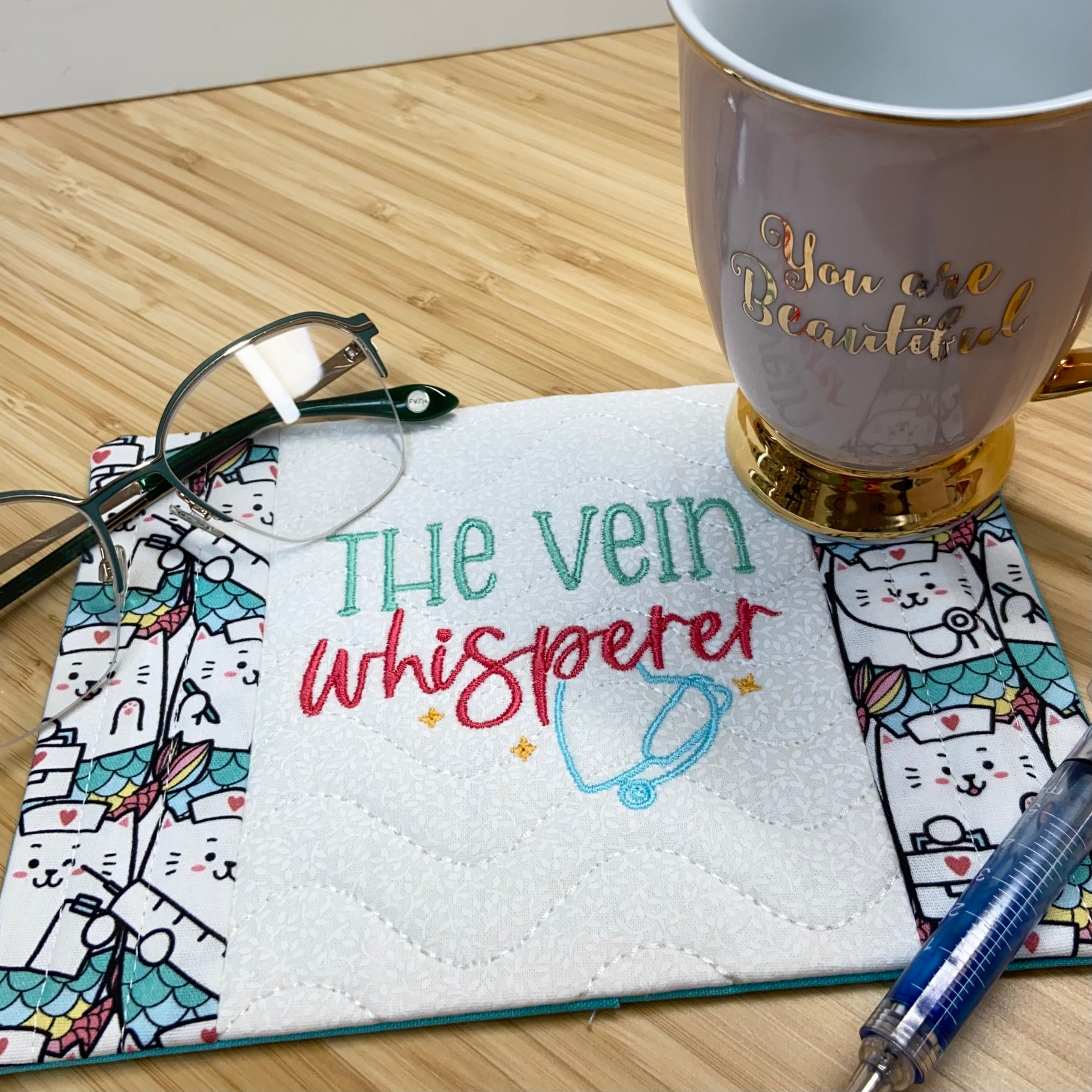 Nurse- Themed Mug Rug