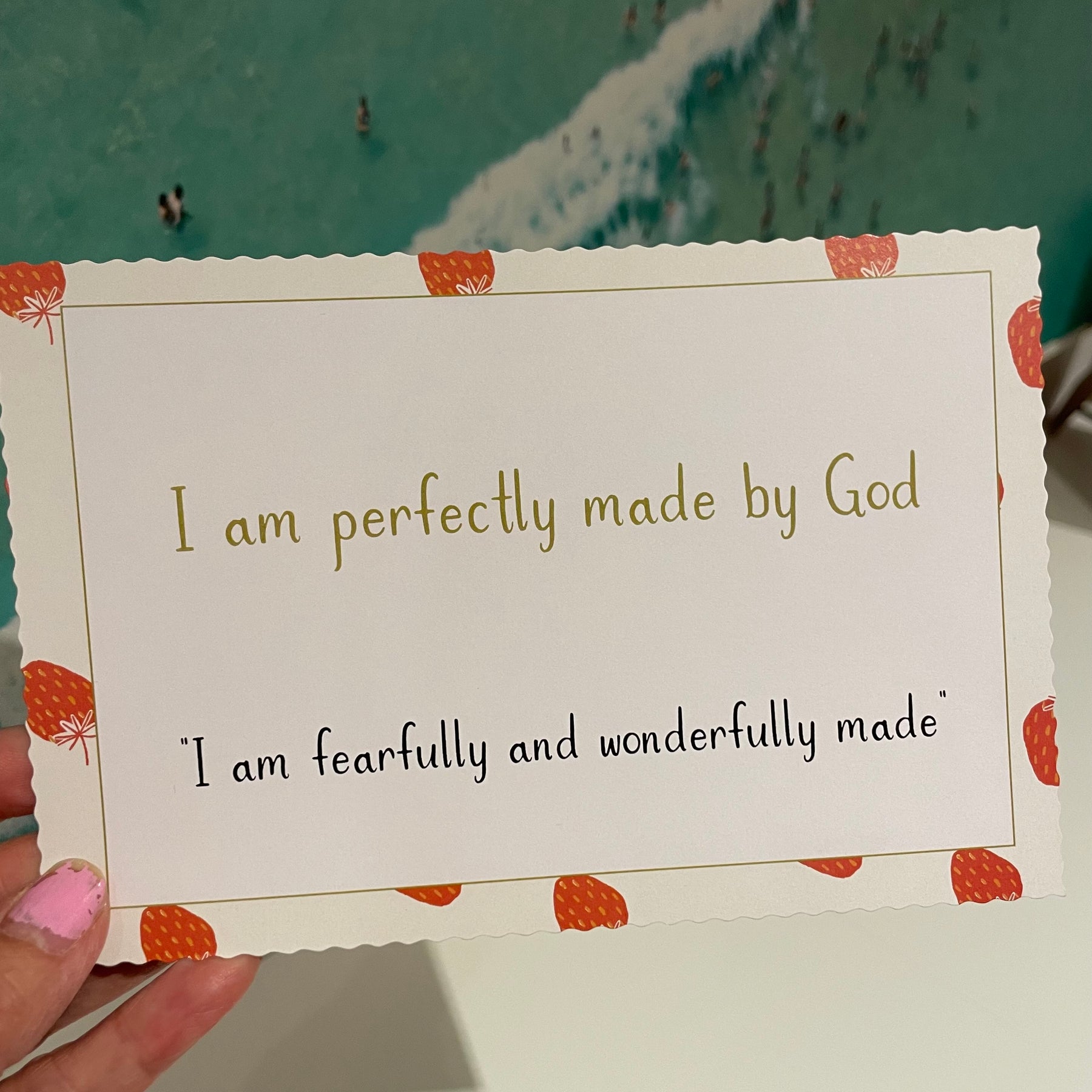 Encouragement Bible Verse Affirmation Cards