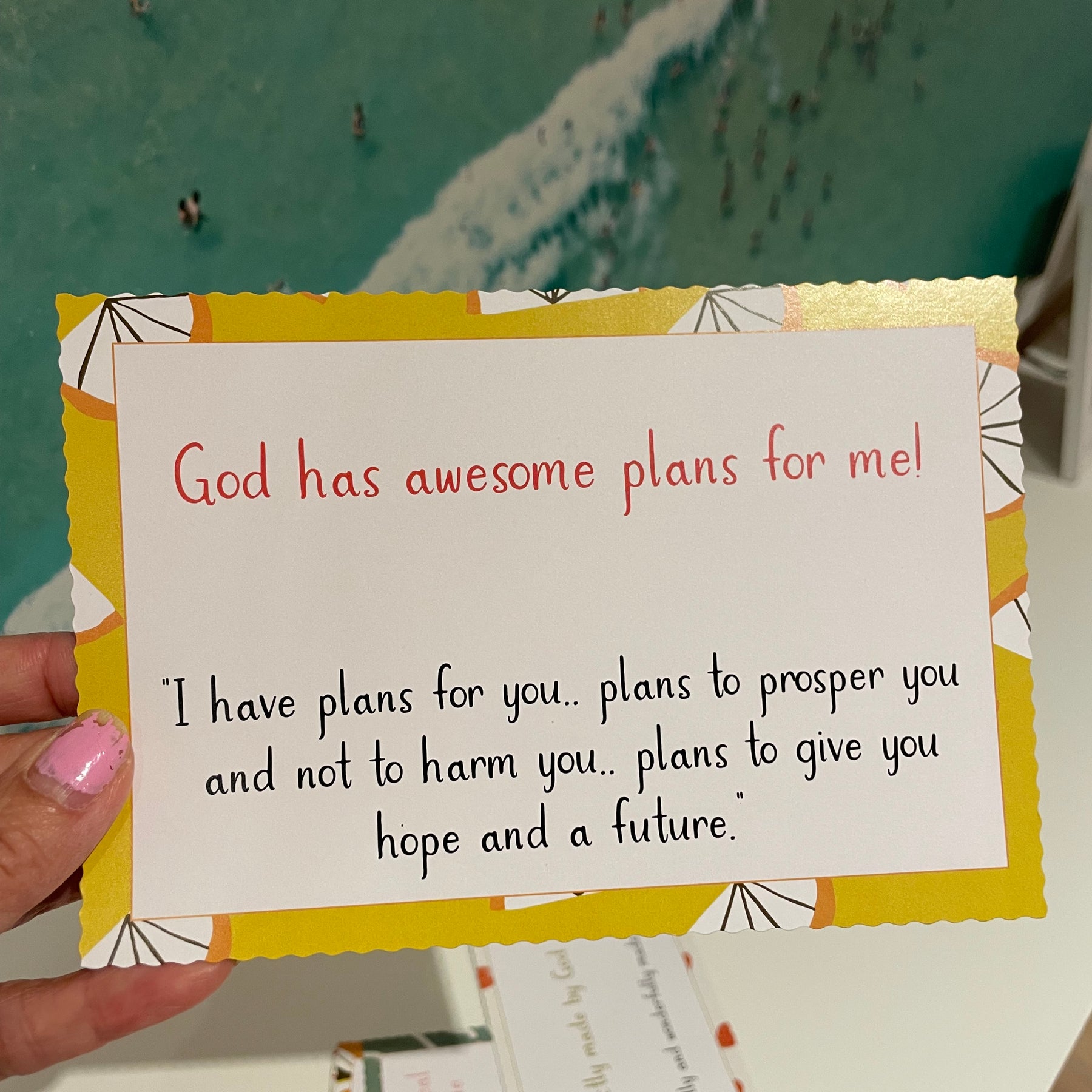 Encouragement Bible Verse Affirmation Cards
