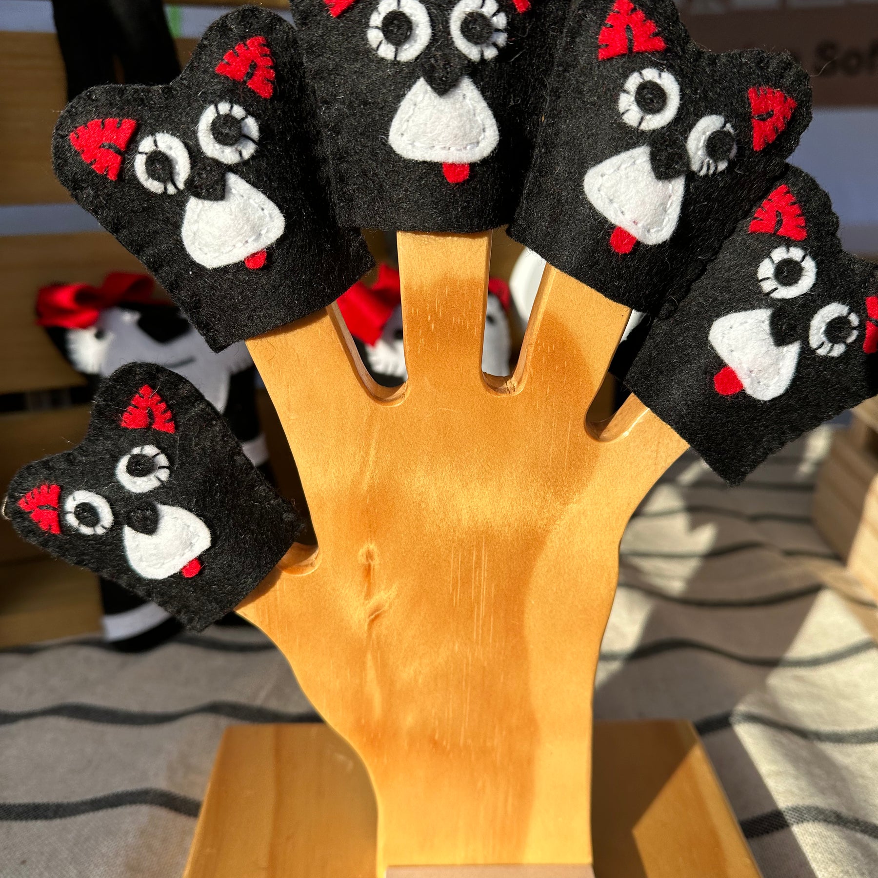 Finger puppets Australian animals wool felt