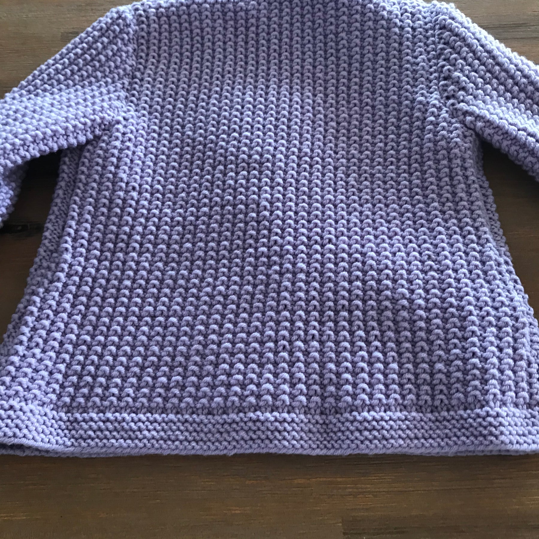 Mauve Cardigan, Size 12-18 months