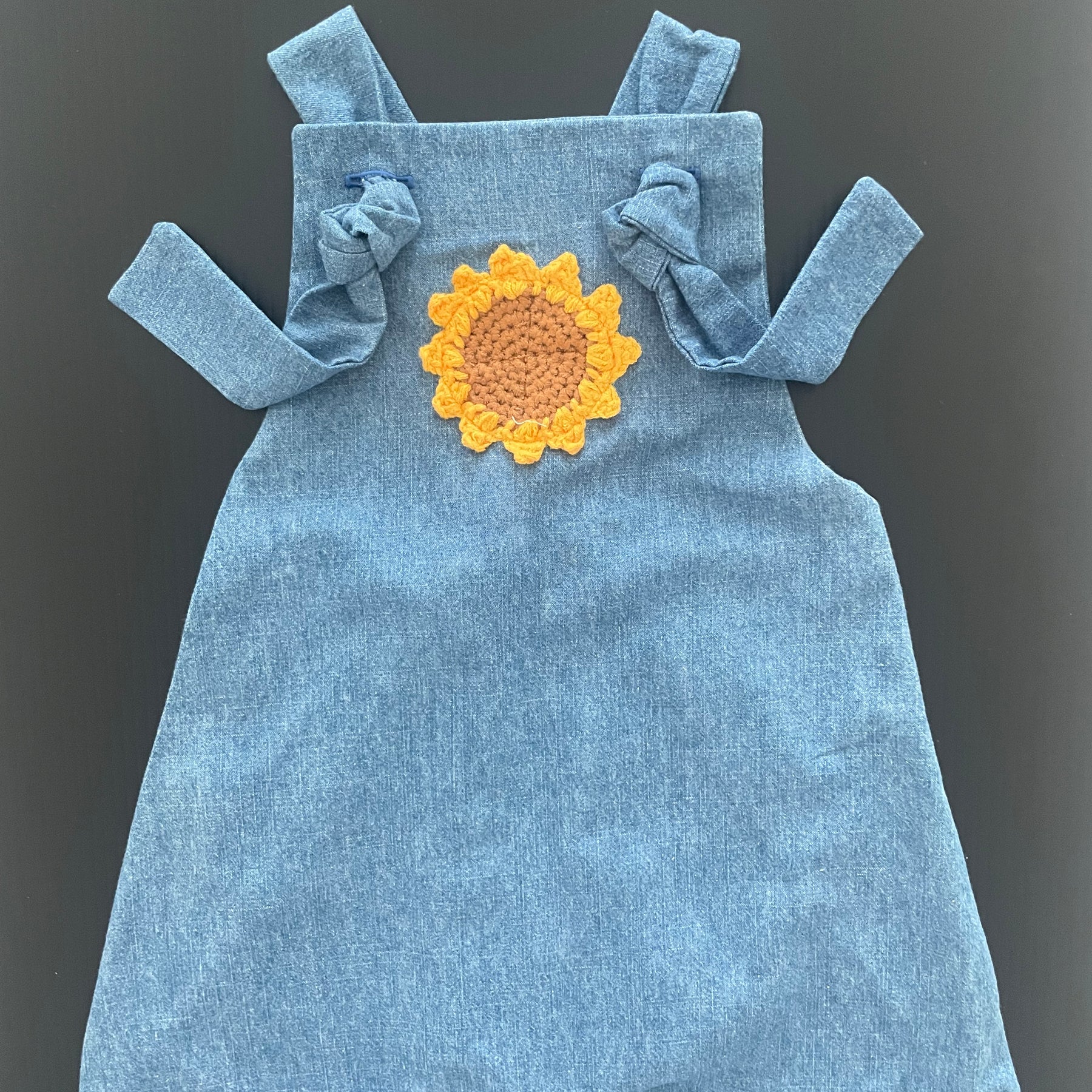 Denim and Sunflower overalls/romper