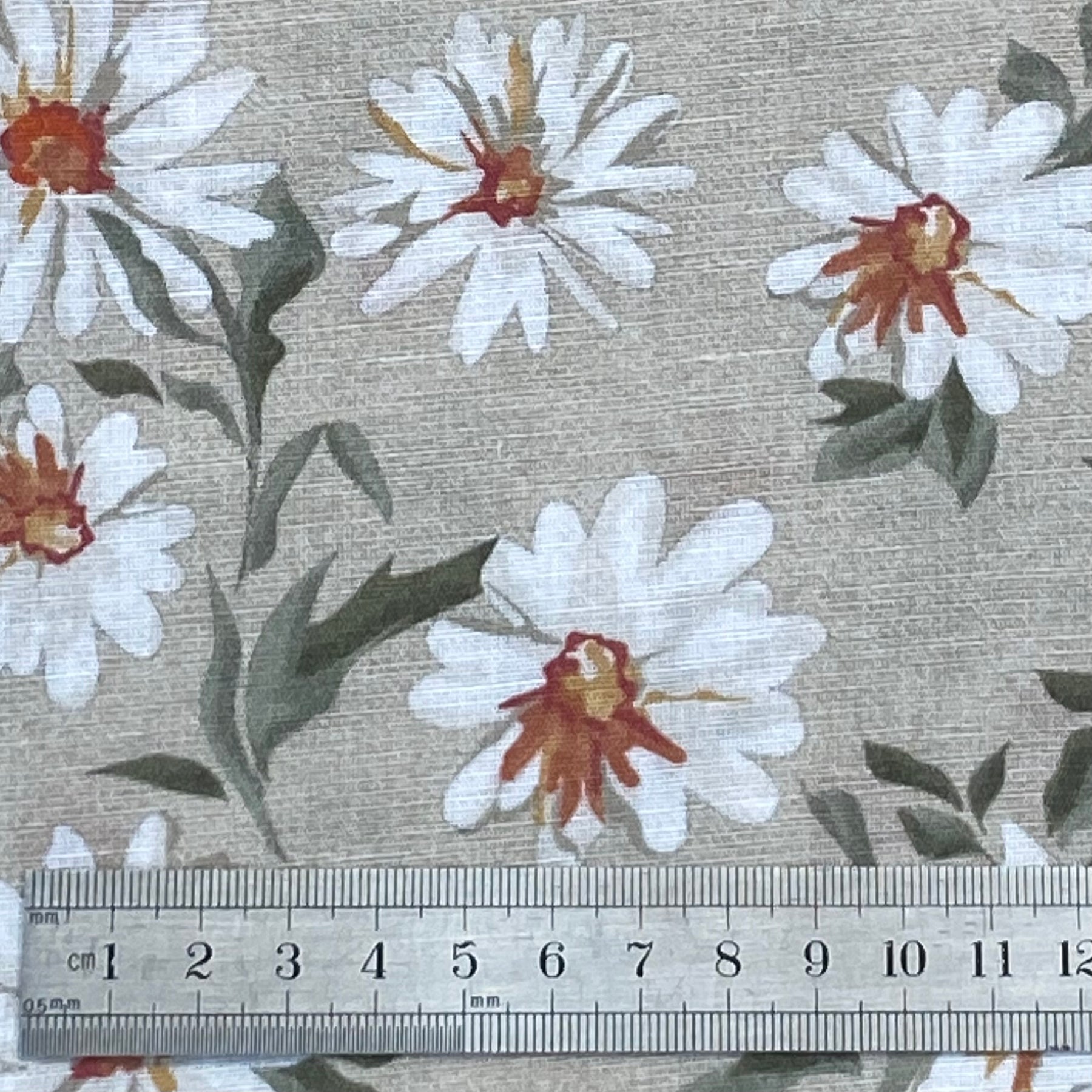 Zipper Pouch - Two-Tone - Daisies