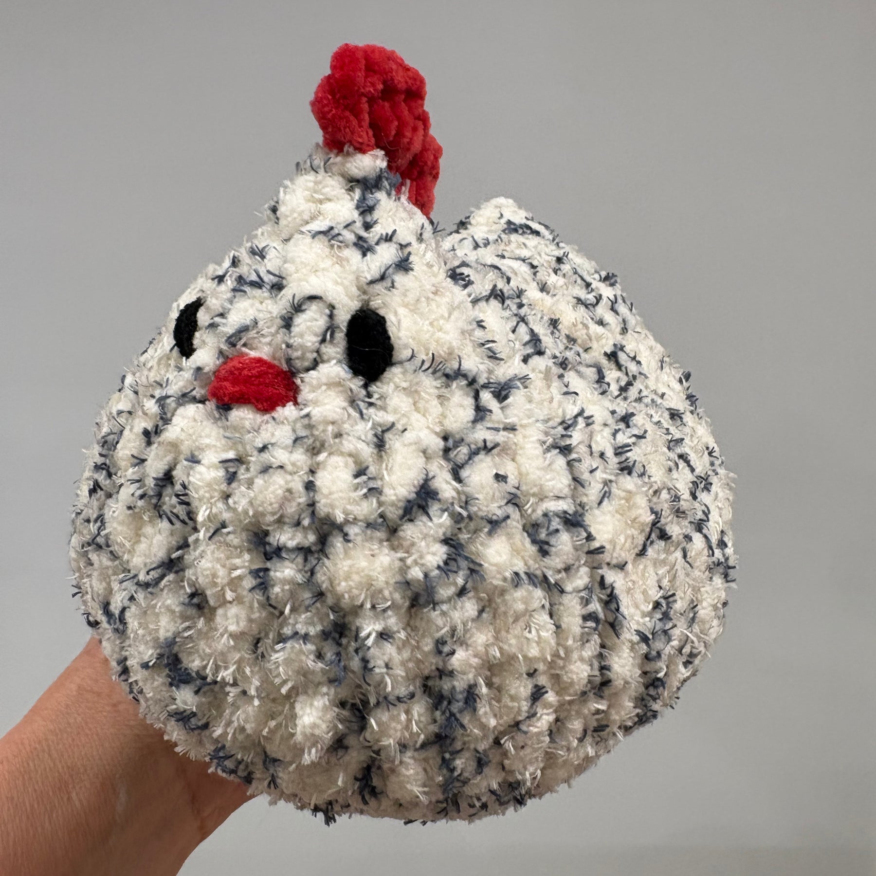 Emotional Support Chicken - Black and White Speckled