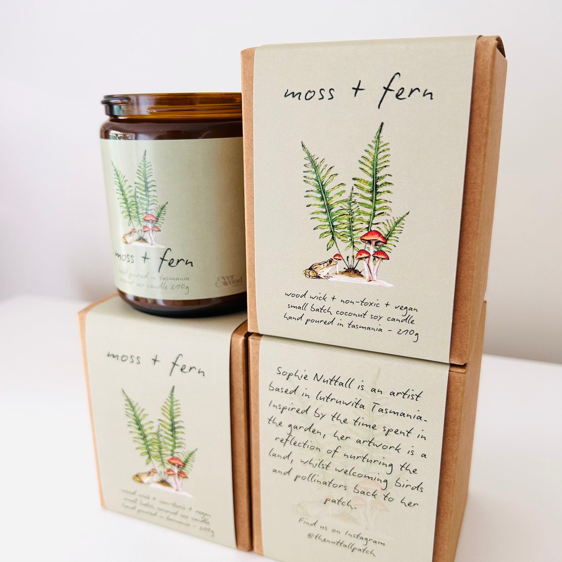 Art Candle - Moss + Fern