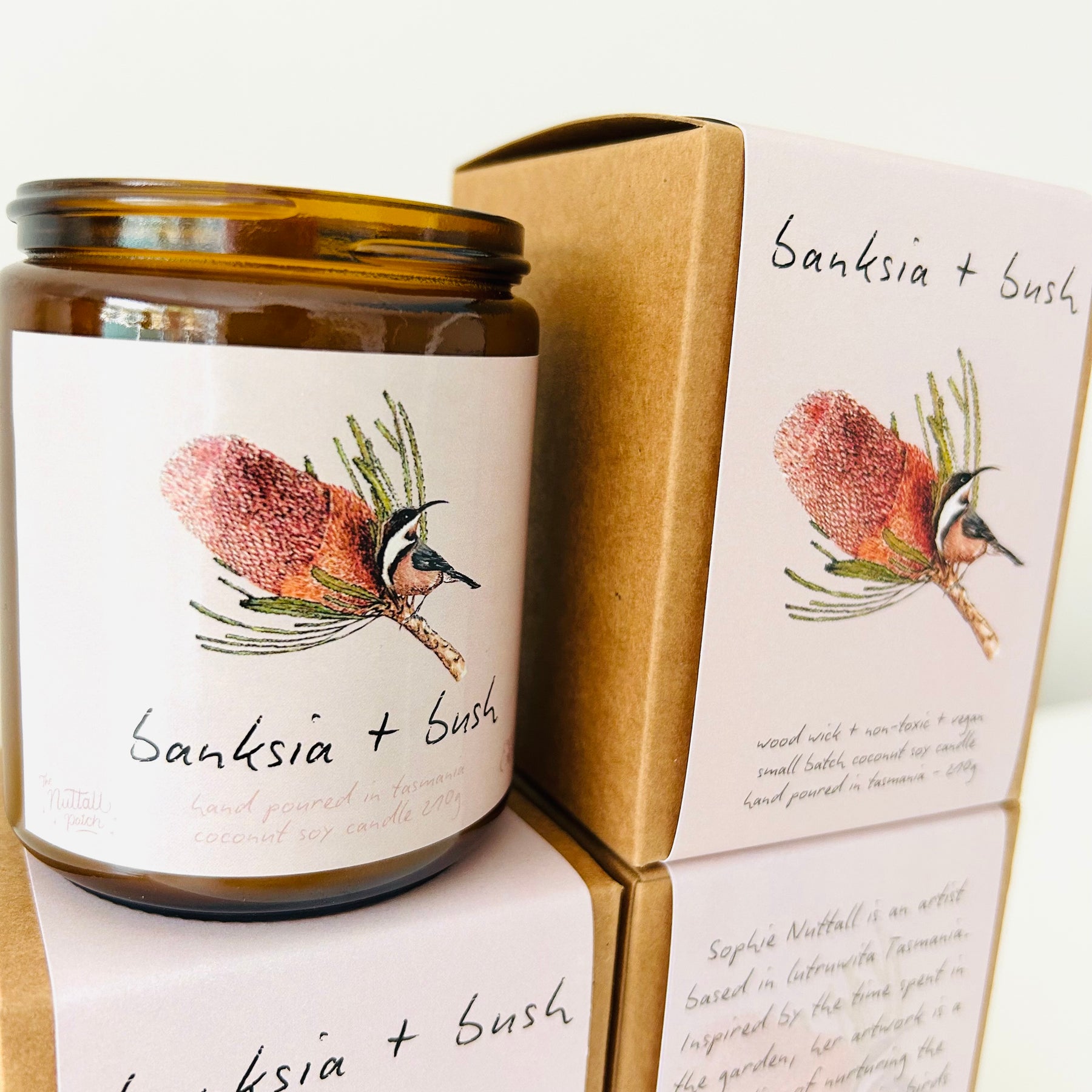 Art Candle - Banksia + Bush