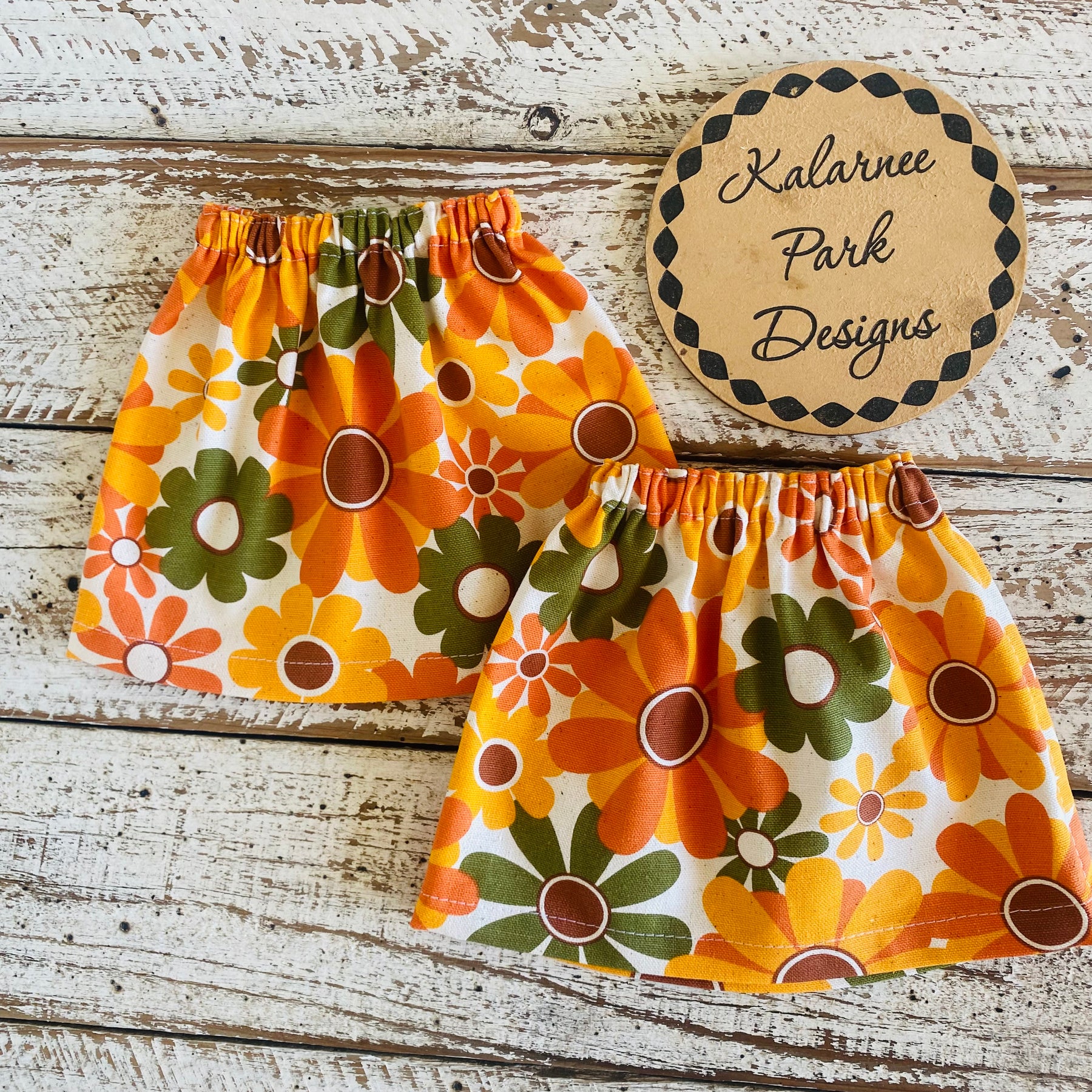 ''Flower Power'' Adult Size and Kids Size Sock Savers