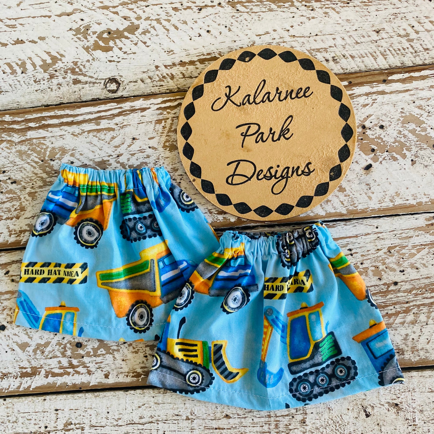 ''Construction Zone" Kids Sock Savers