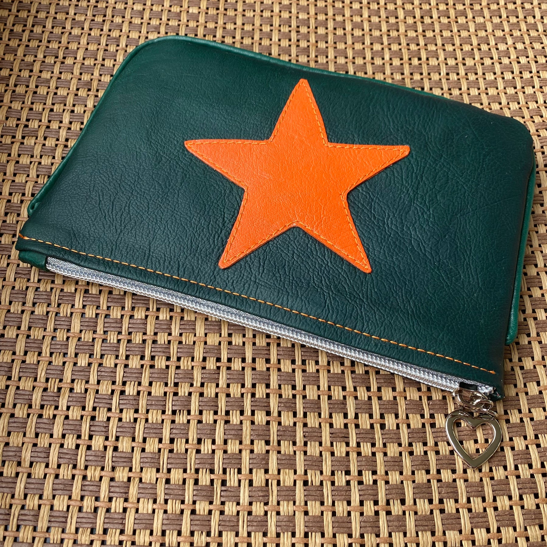Makeup bag / pouch ‘Orange star’