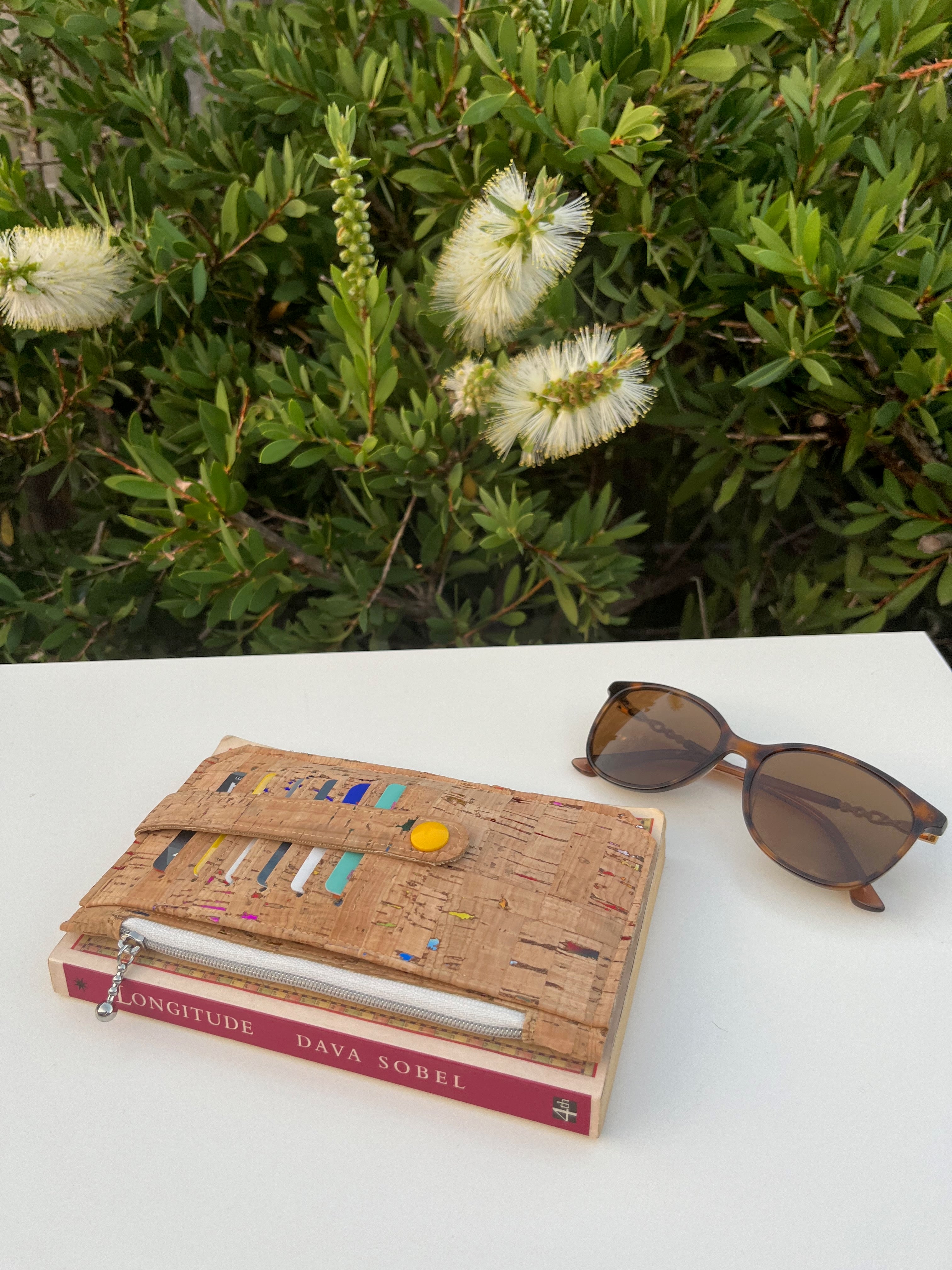 Purse Pal Wallet - Natural Metallic Portuguese Rainbow Cork