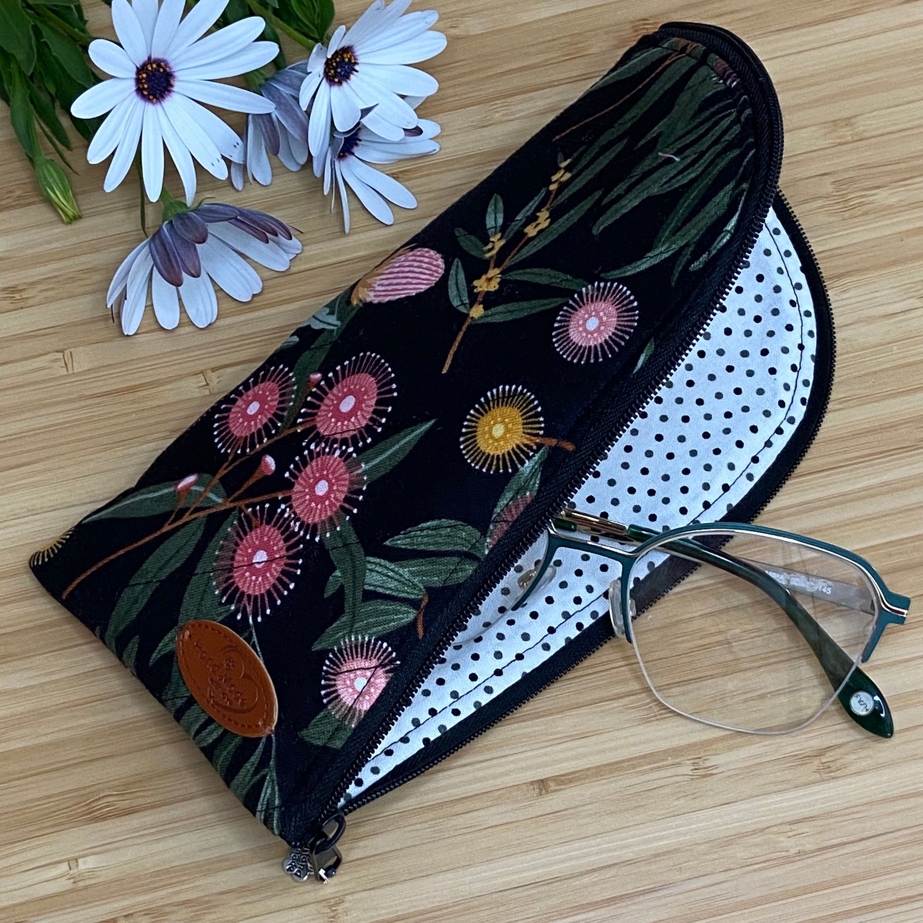 Glasses Case - Australian Themed Fabric