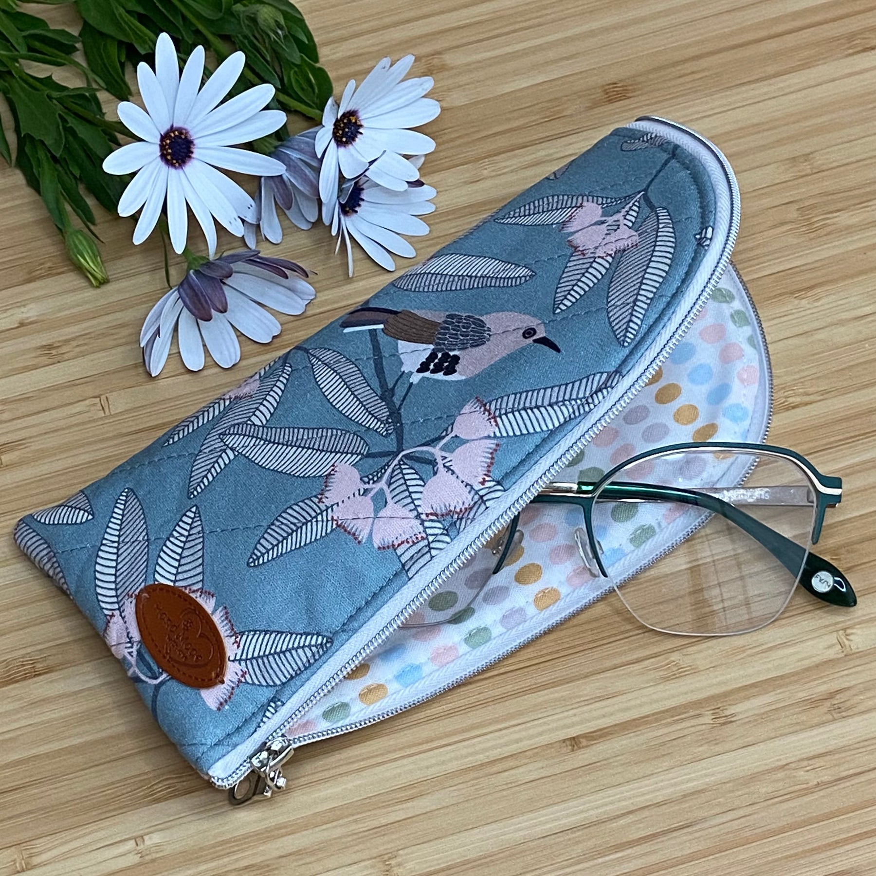 Glasses Case - Australian Themed Fabric