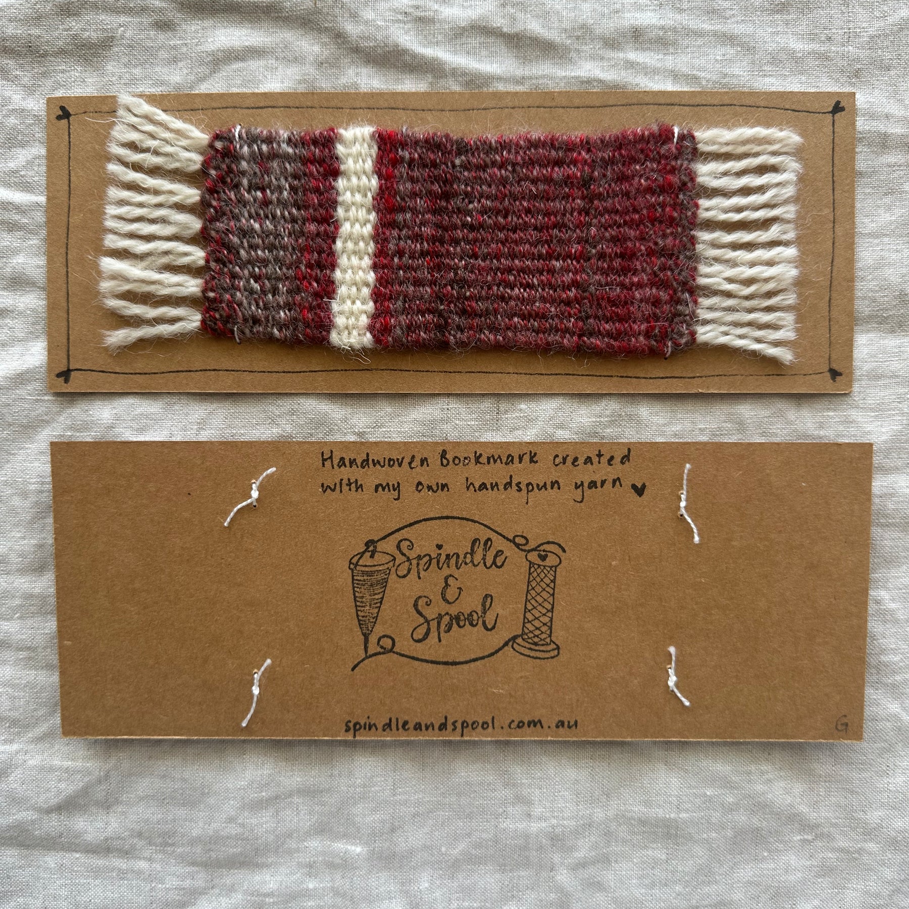 Handspun Woven Bookmarks