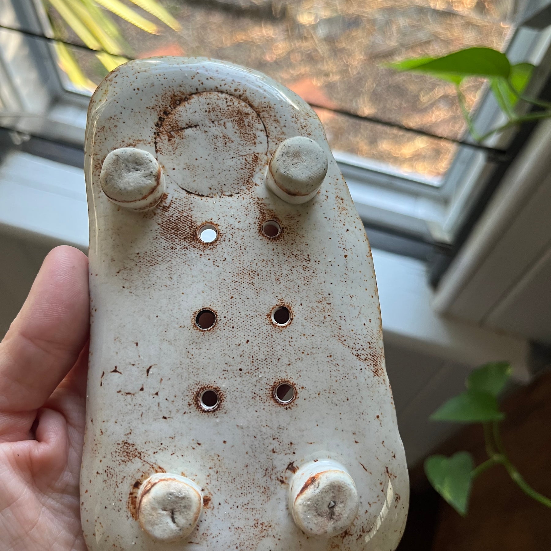 Rustic Pottery Soap Dish