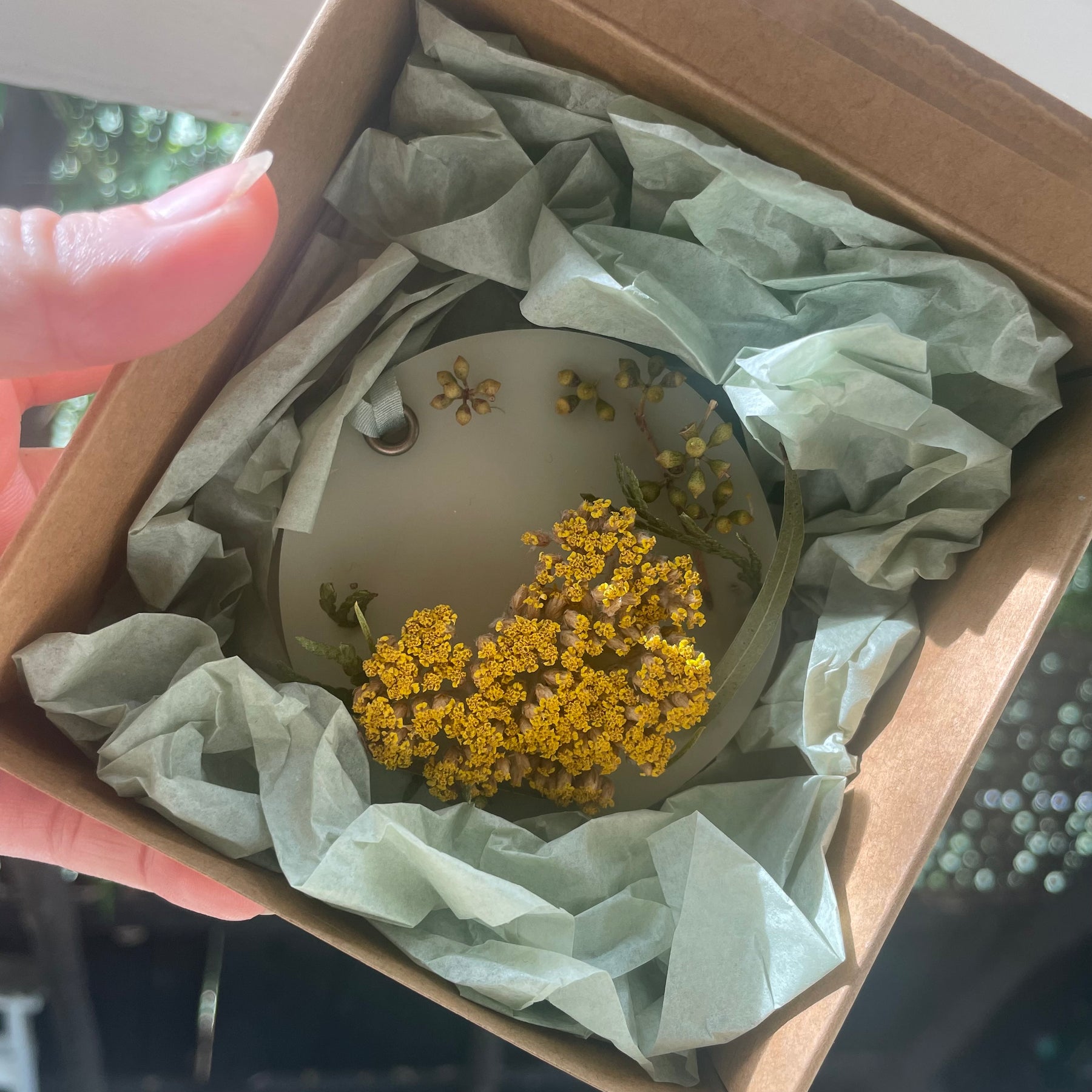 Beeswax Tablet/ Scented Sachet/ Flower BeesWax Bar/ Cabinet Freshener