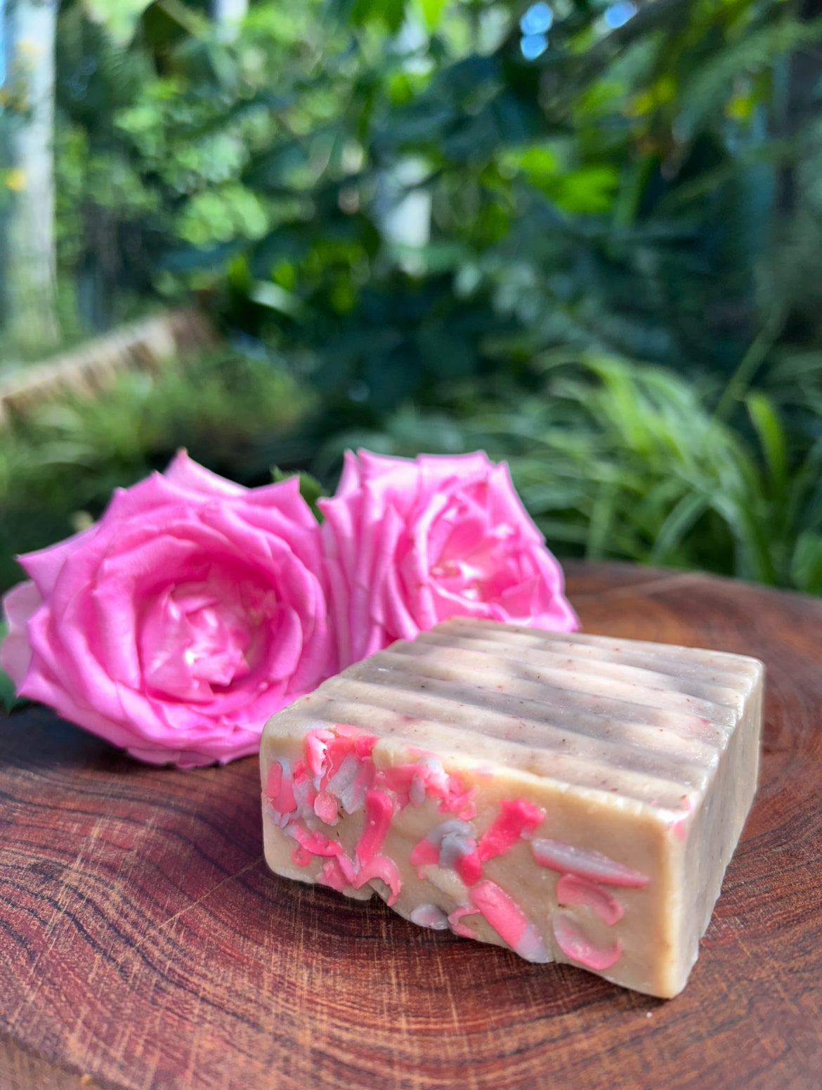 Natural Rose Petal Infused Goat’s Milk Soap | Organic | Nourishing & Creamy