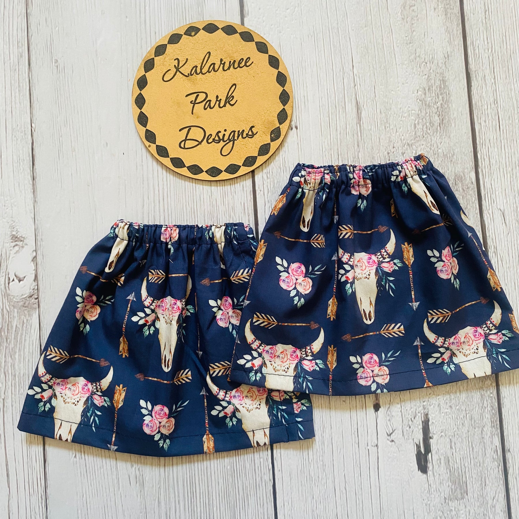''Boho Skulls" Ladies Sock Savers
