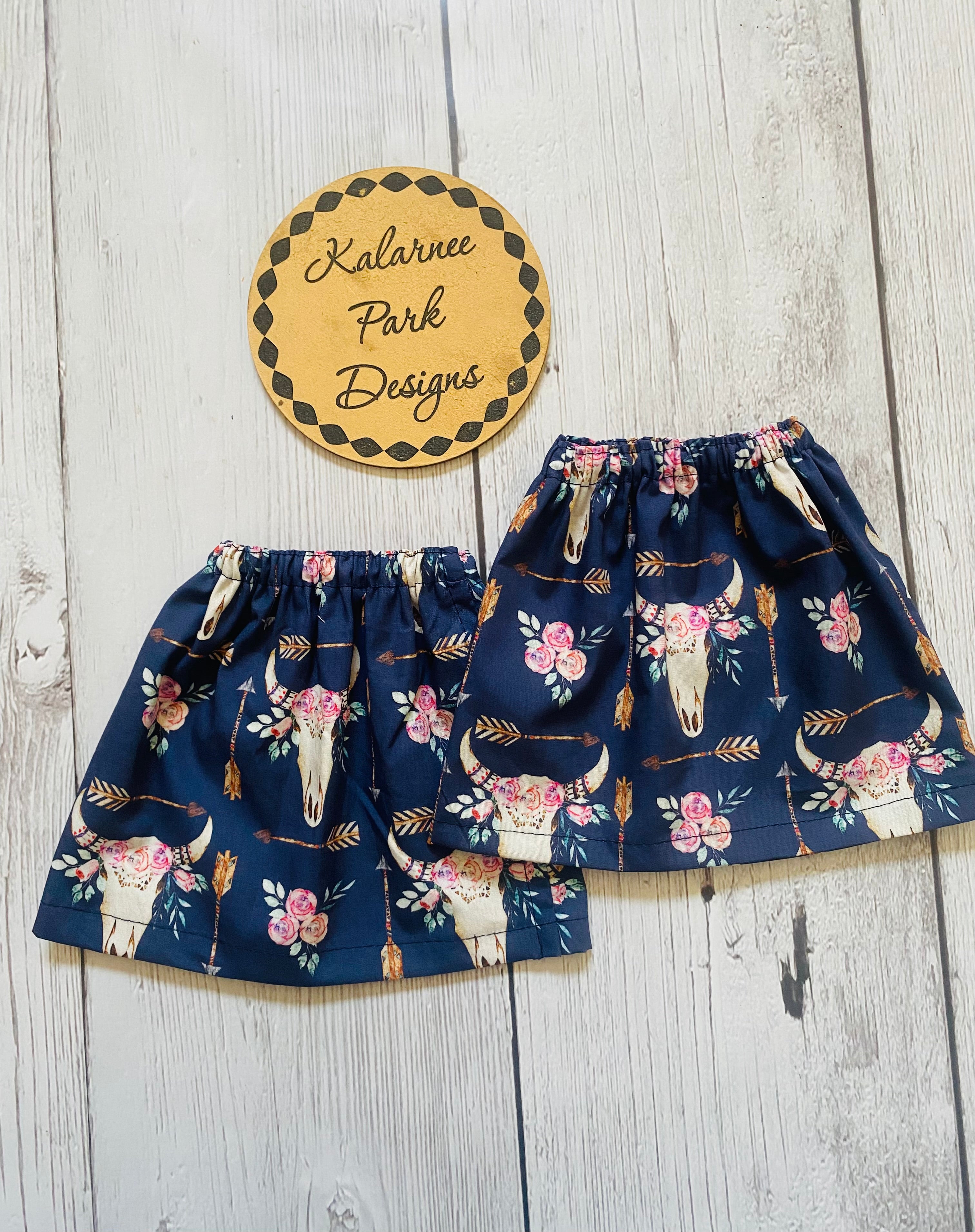 ''Boho Skulls" Ladies Sock Savers