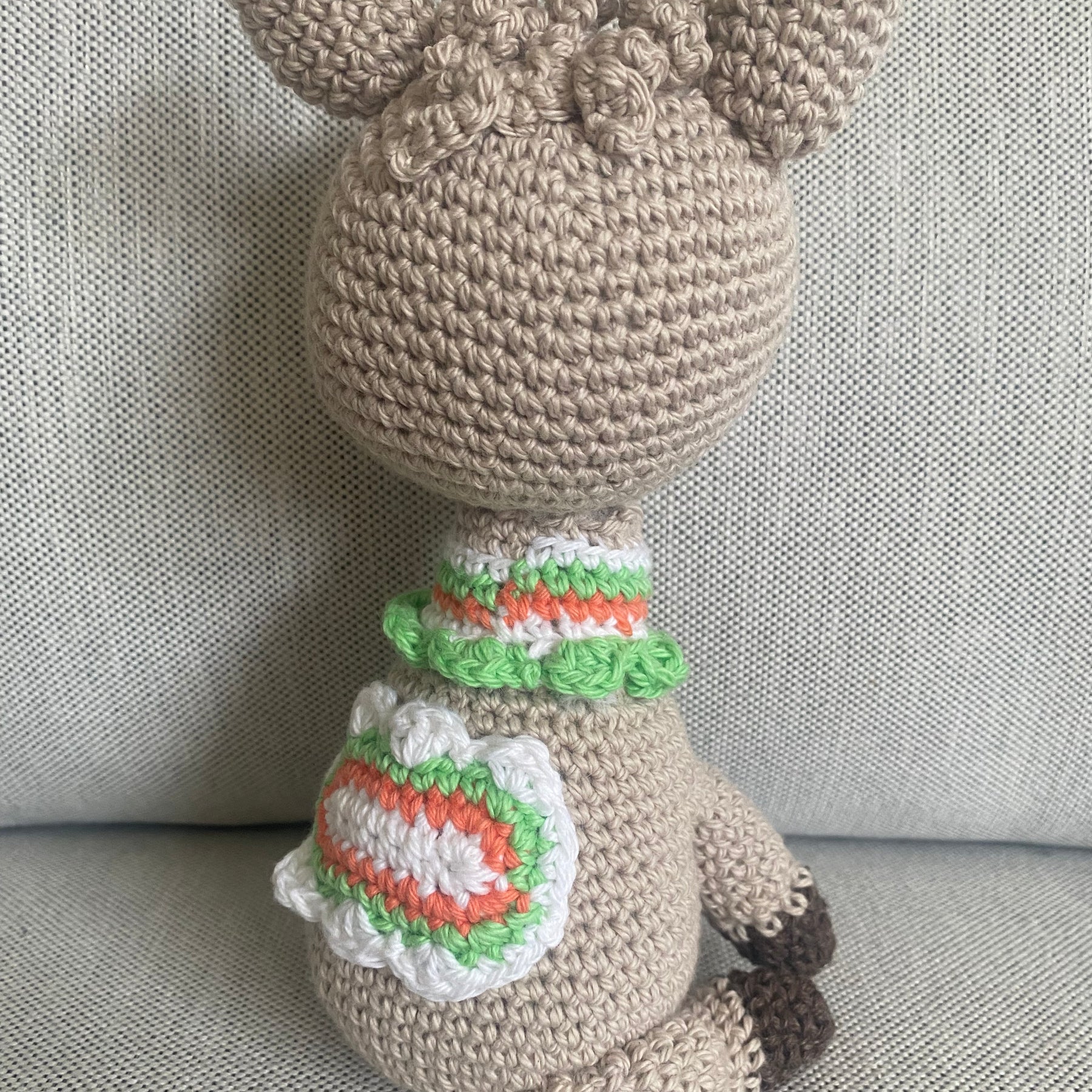 Llama - crocheted cotton toy