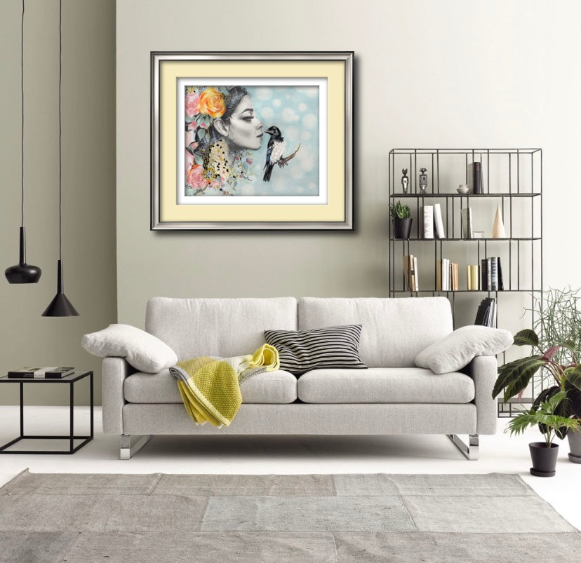 Eutierria - Handdrawn Print of Original Art