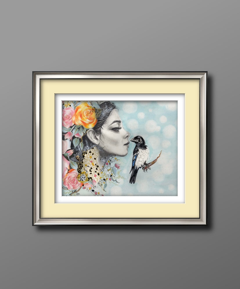 Eutierria - Handdrawn Print of Original Art