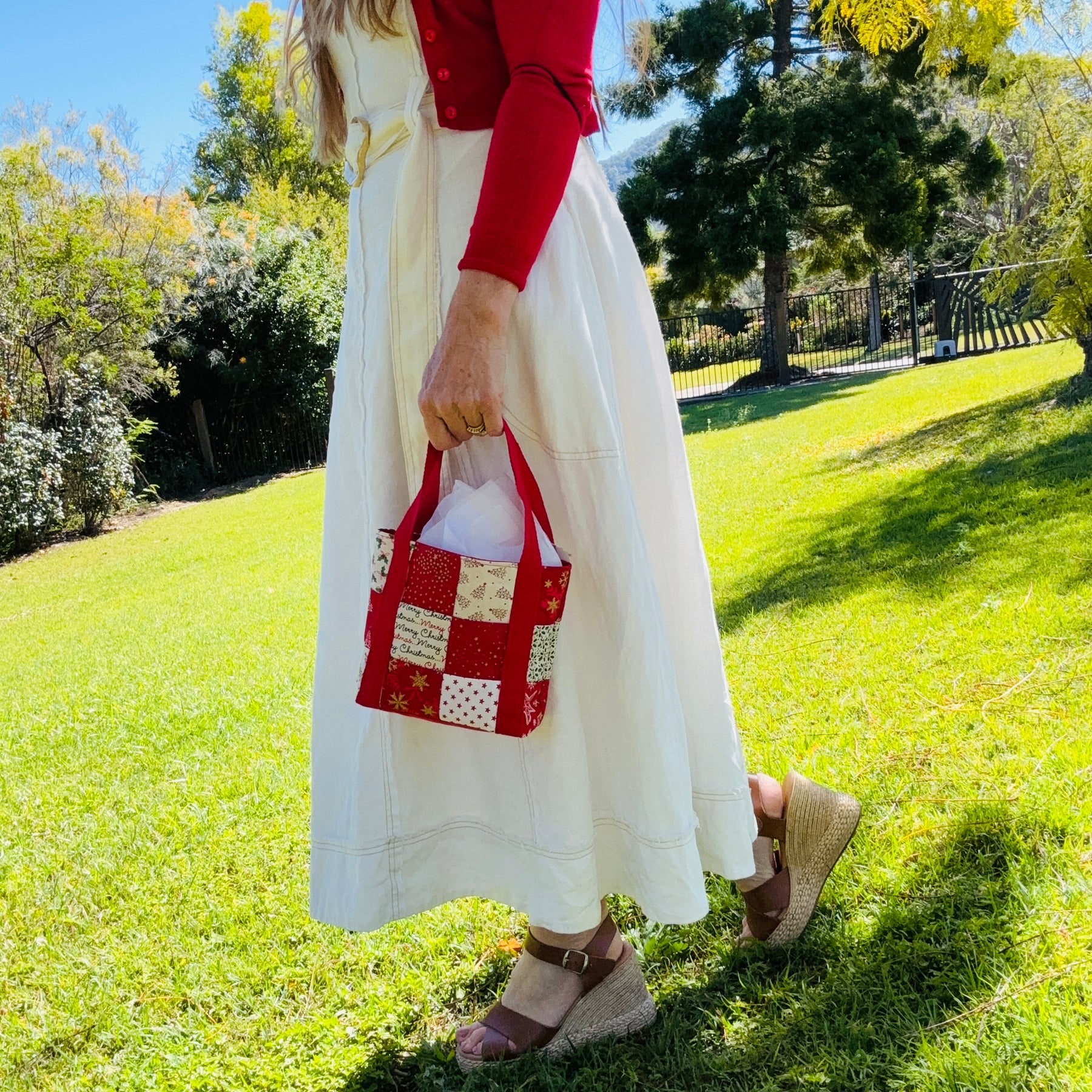 Sustainable  Christmas Gift & Keepsake lined Bags
