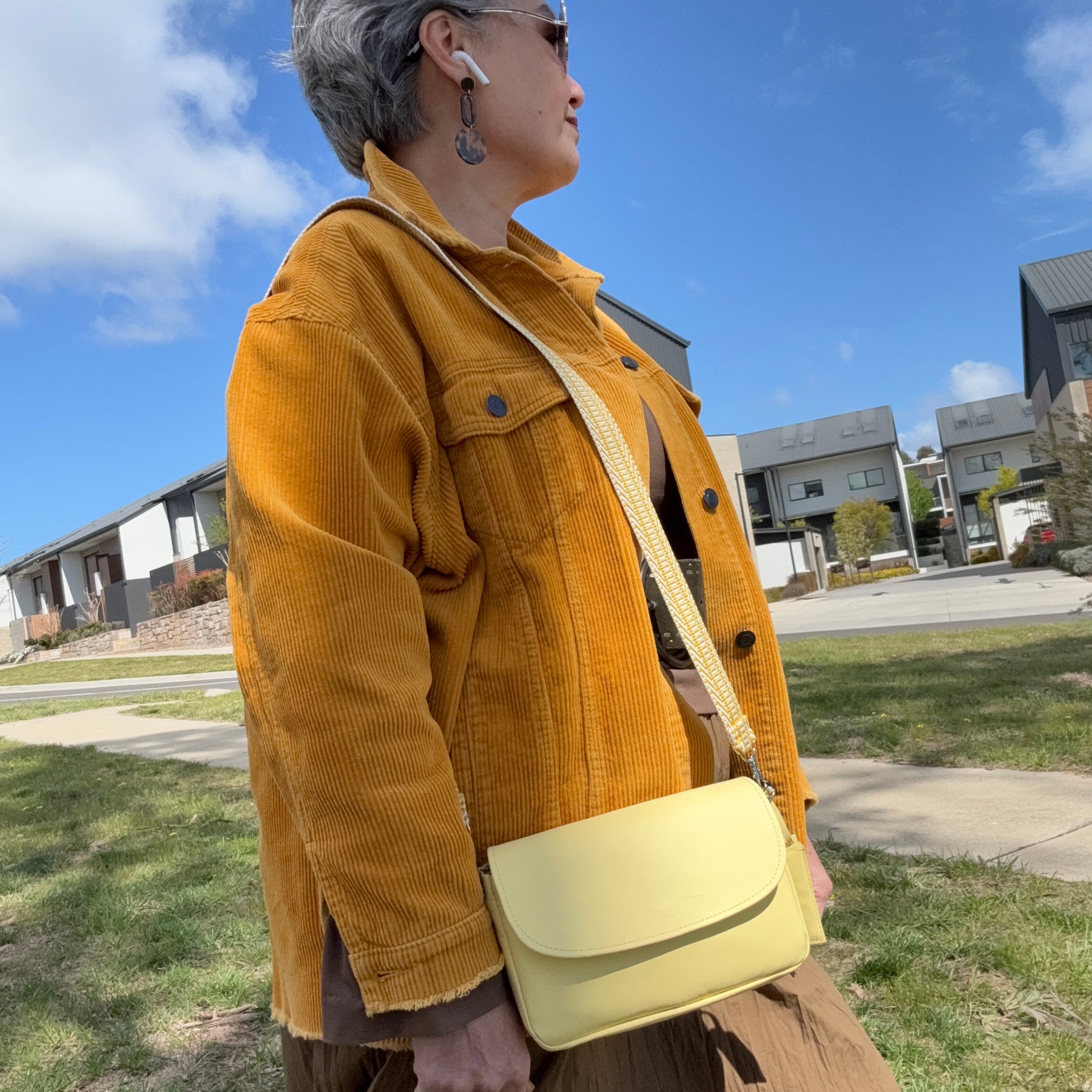 Lemon Meringue Cross Body Bag
