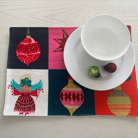 Sustainable Christmas Placemats Handmade
