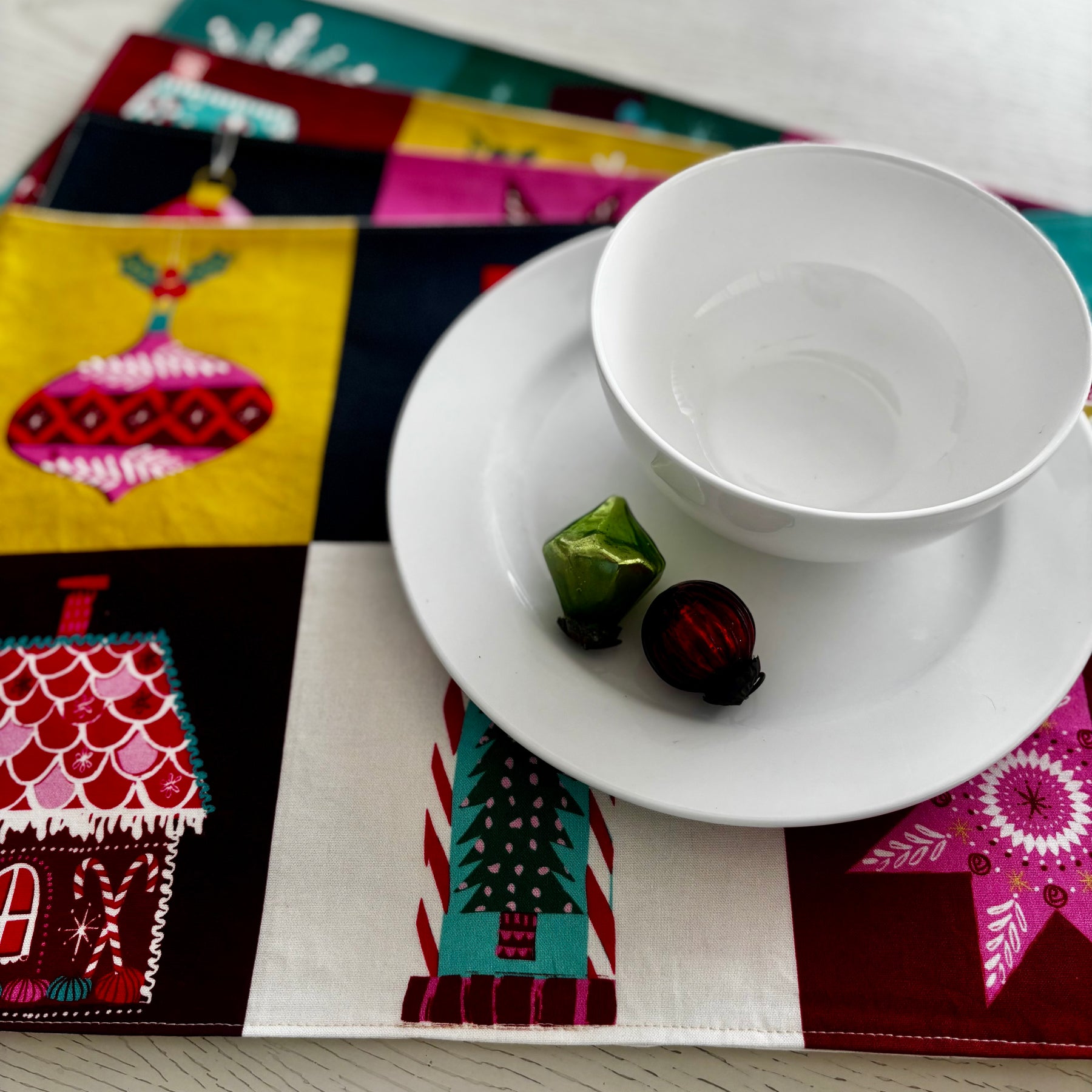 Sustainable Christmas Placemats Handmade