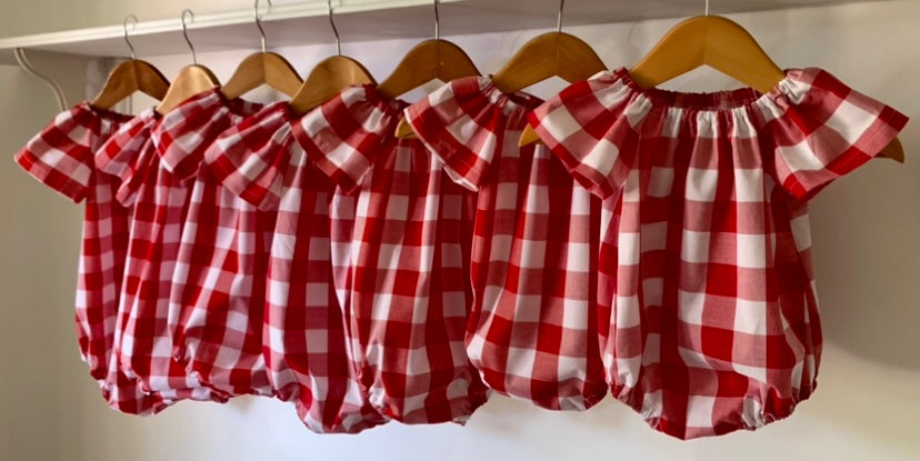 Baby girls Christmas playsuit