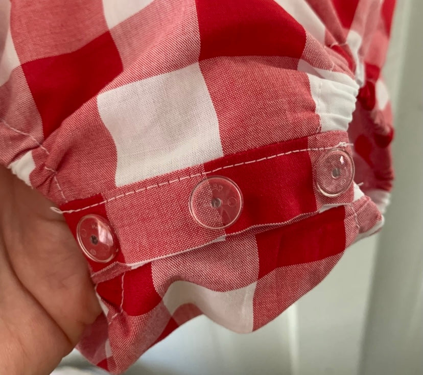Baby girls Christmas playsuit