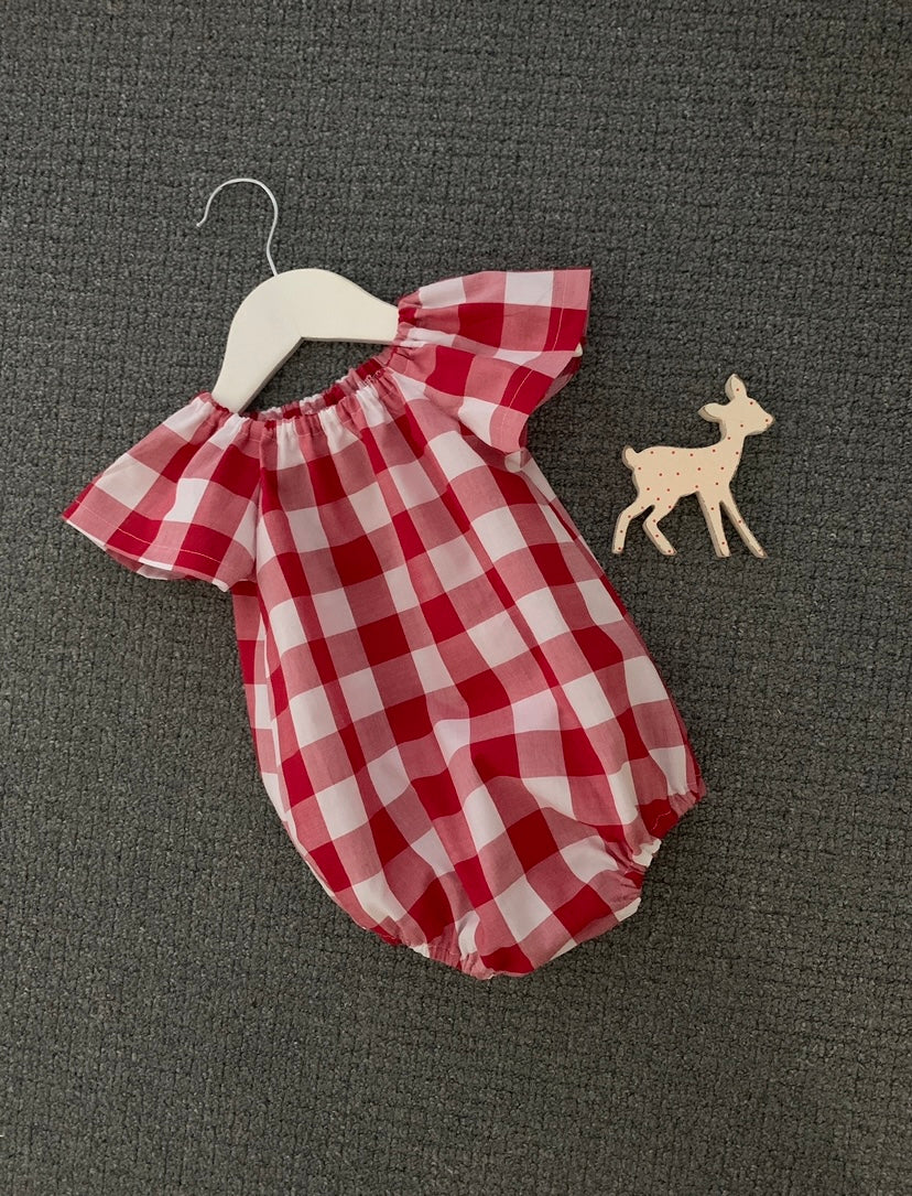 Baby girls Christmas playsuit