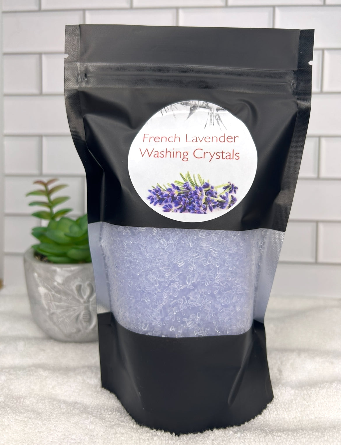 Handmade Washing Crystals | French Lavender Fragrance | Natural Fabric Softener Alternative