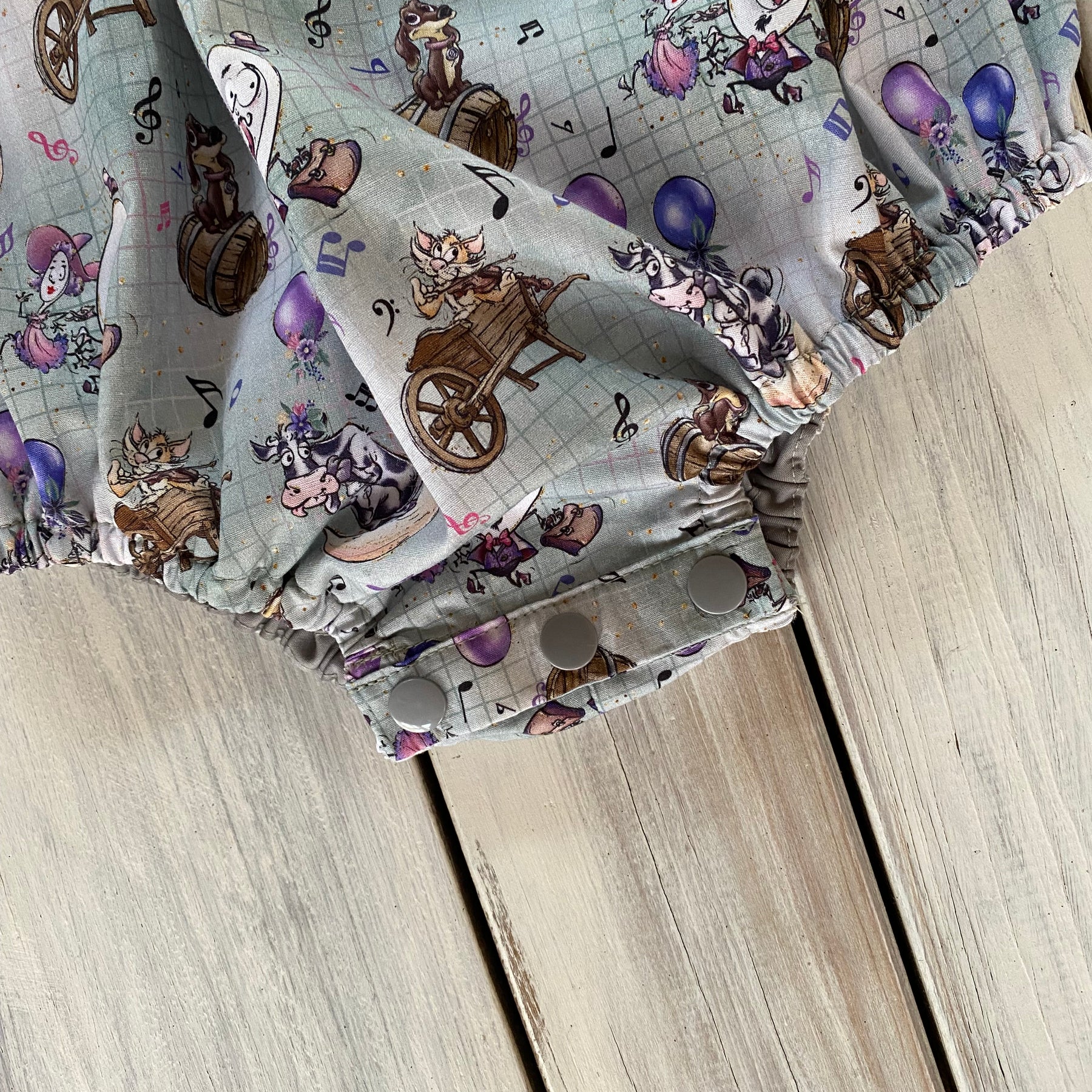 Nursery Rhyme Romper Handmade Size 1