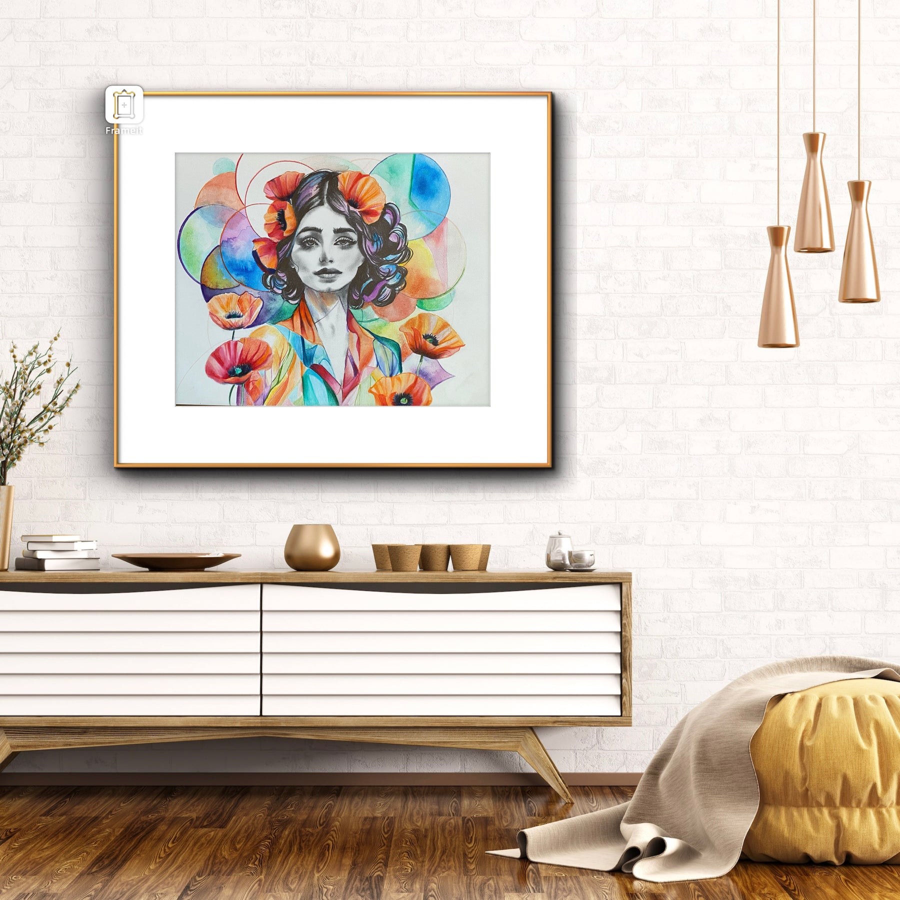 Kaleidescope - Handdrawn Print of Original Art
