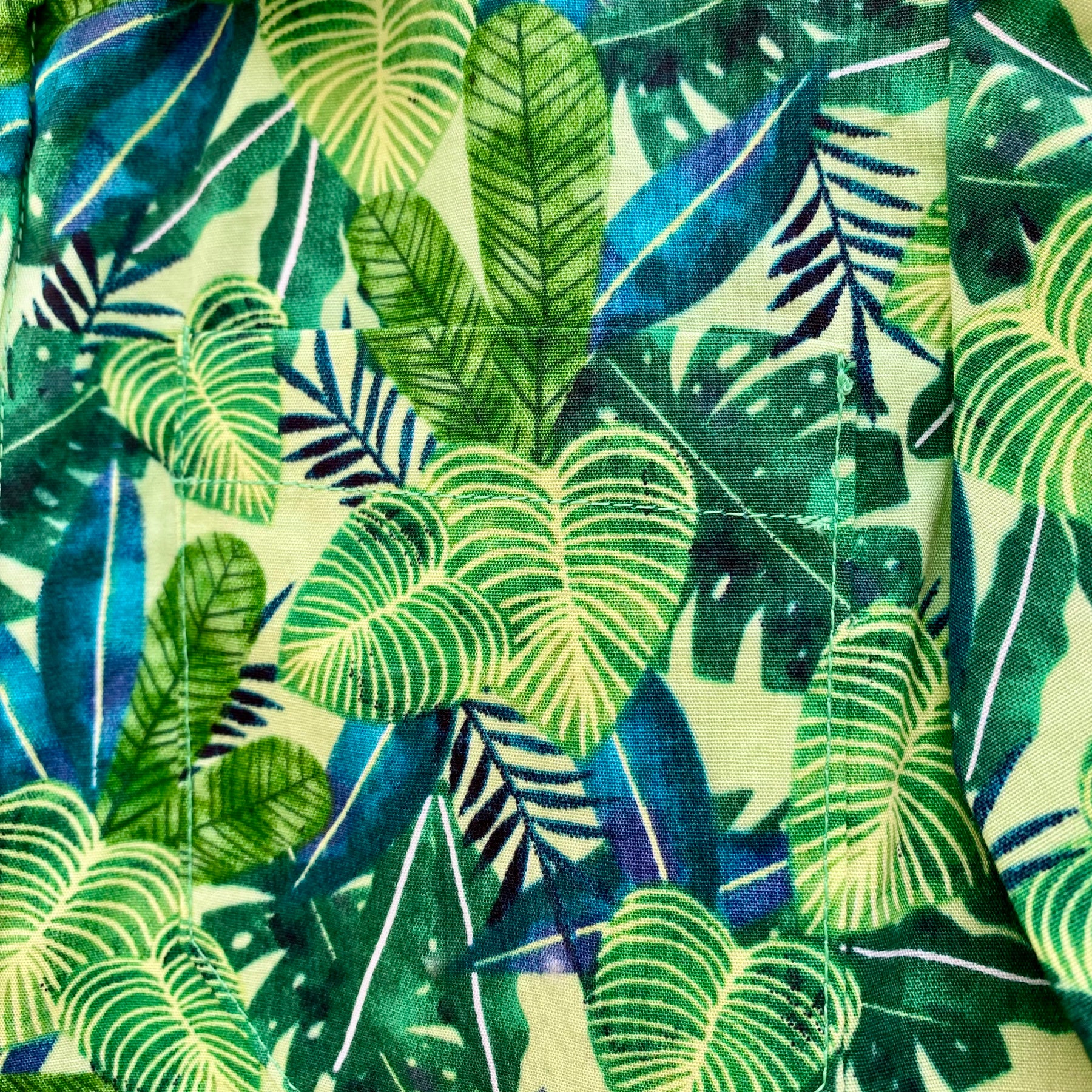 Boys Tropical Leaf Print Shirt Size 5