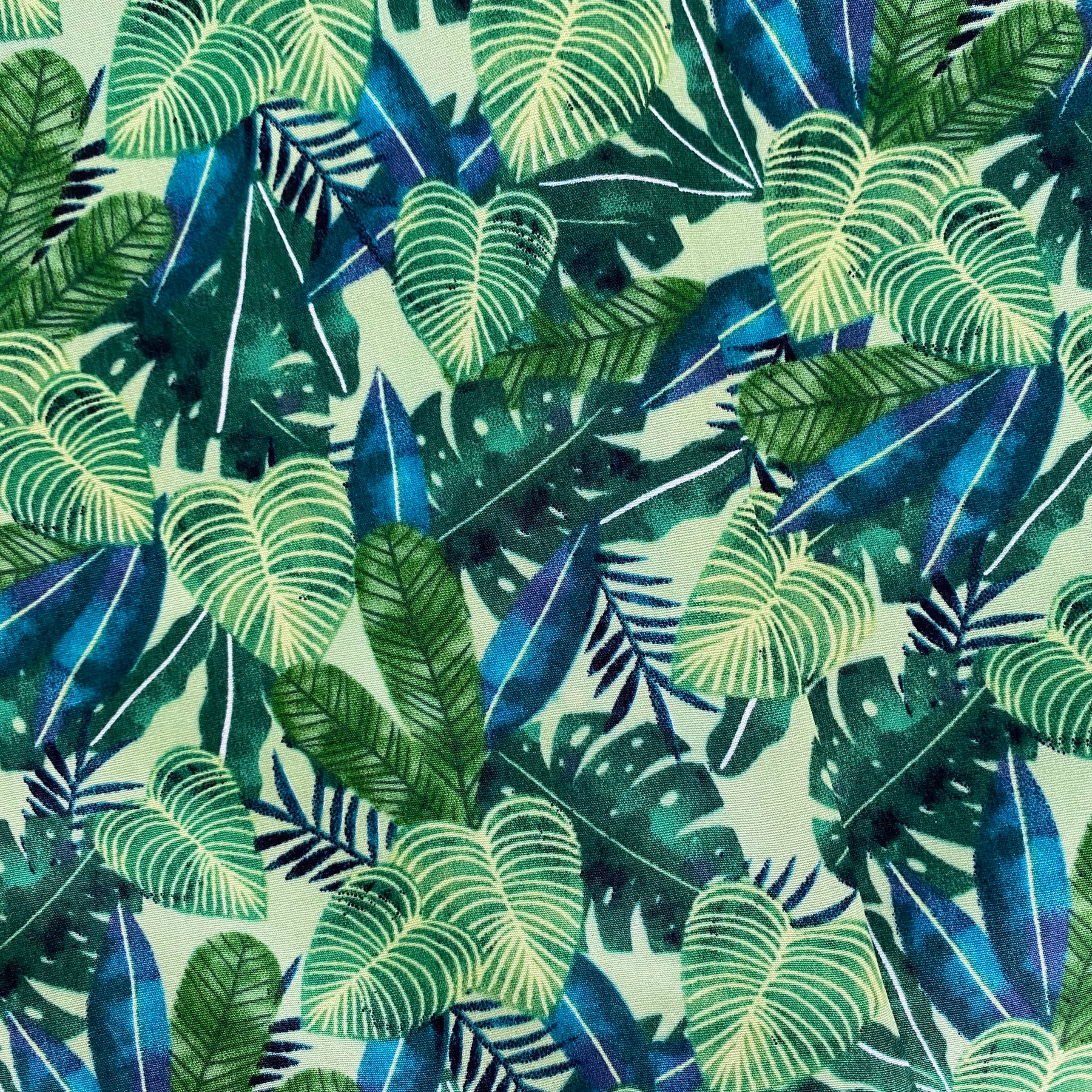 Boys Tropical Leaf Print Shirt Size 5