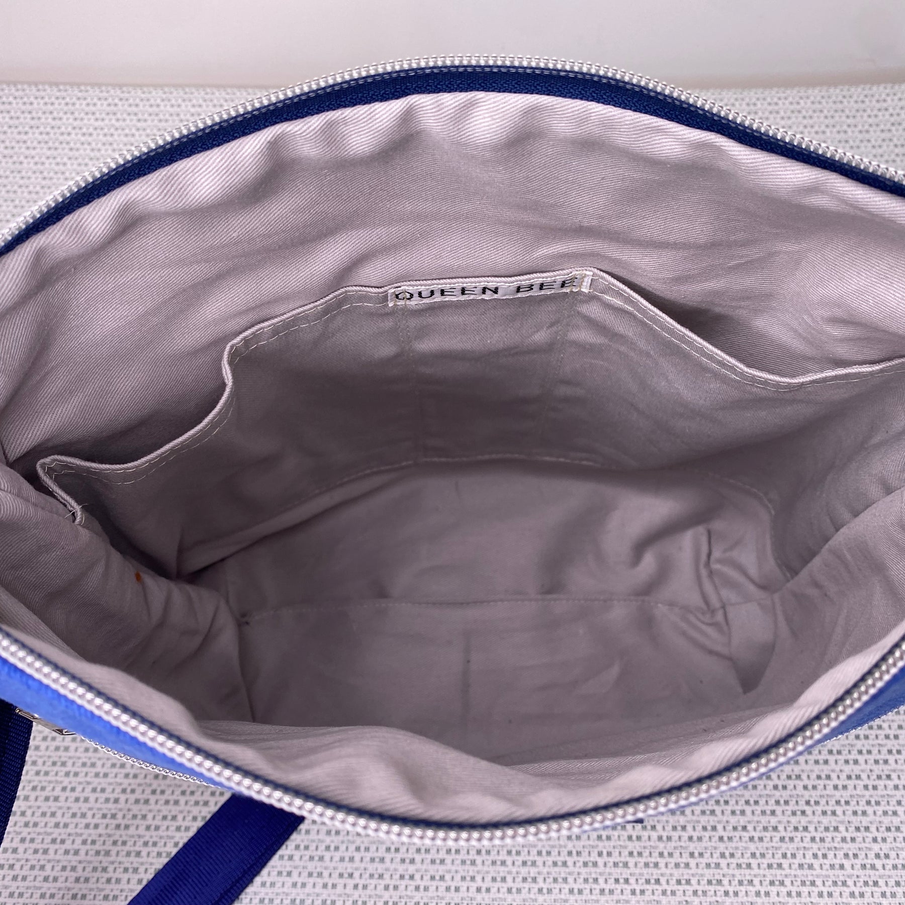 Lola Crossbody Bag - Tan & Mauve Indigenous Fabric with Brown Faux Leather