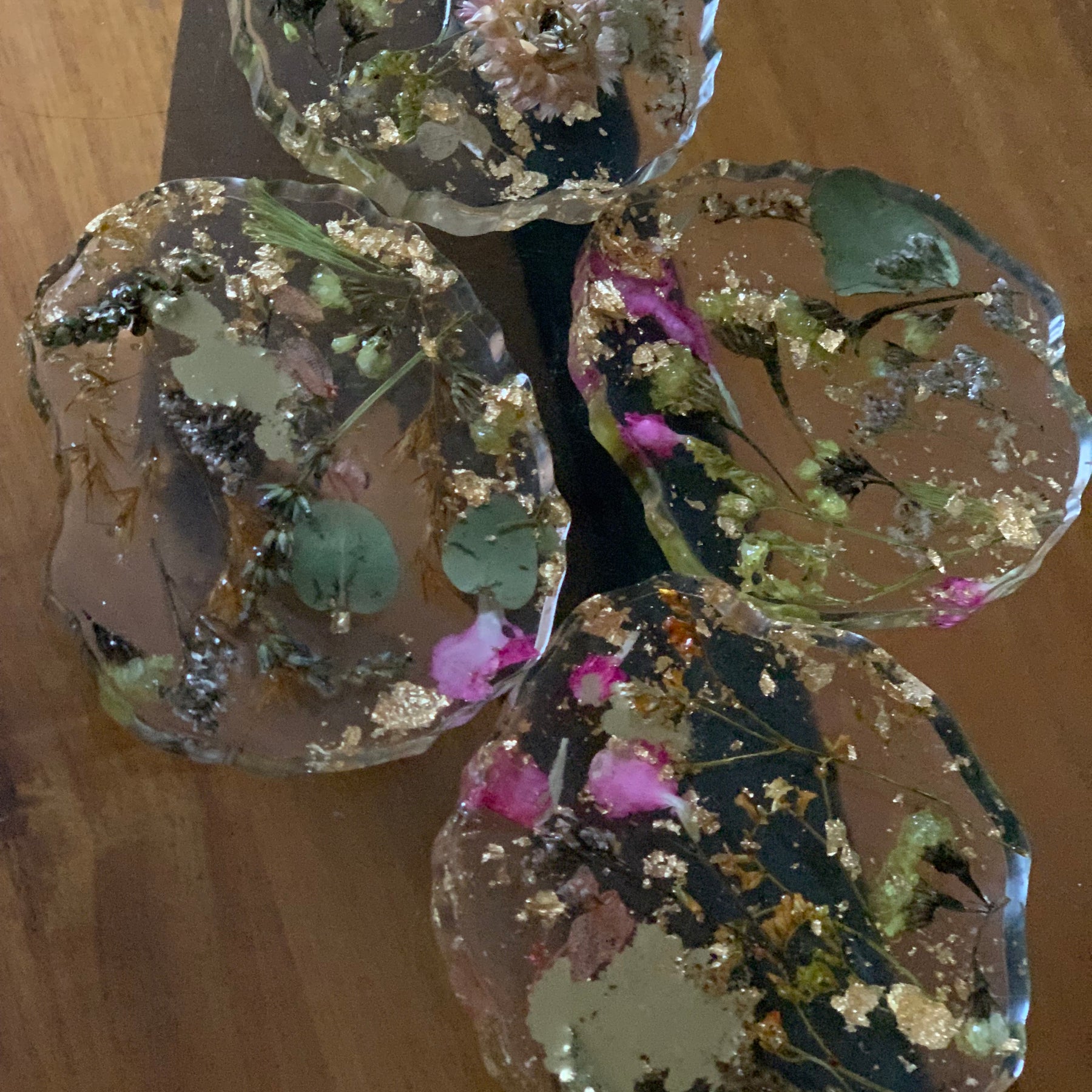 Australian made | Resin coasters | Coasters | native floral coasters | floral coasters