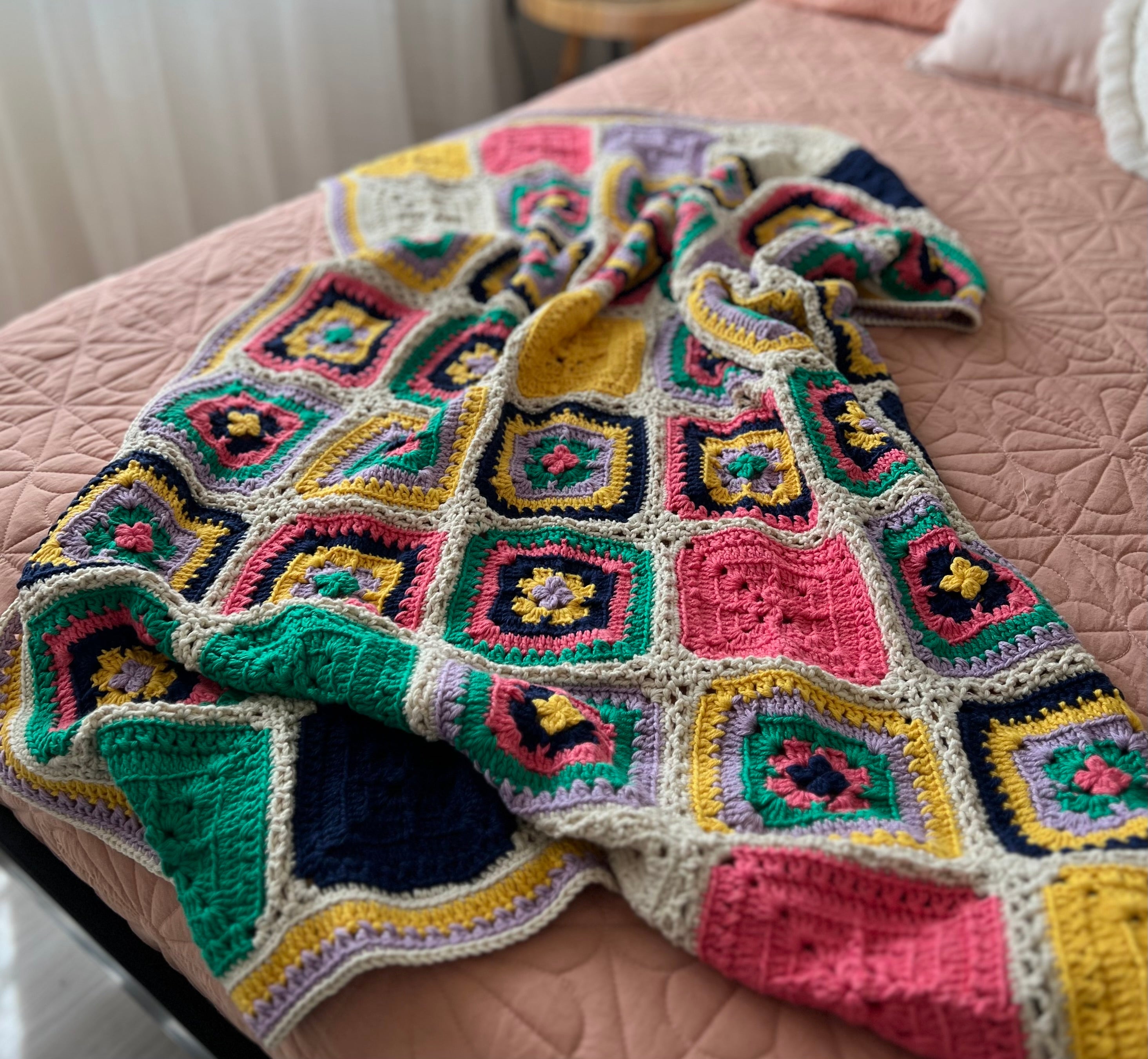 Crochet Bold and Bright Blanket