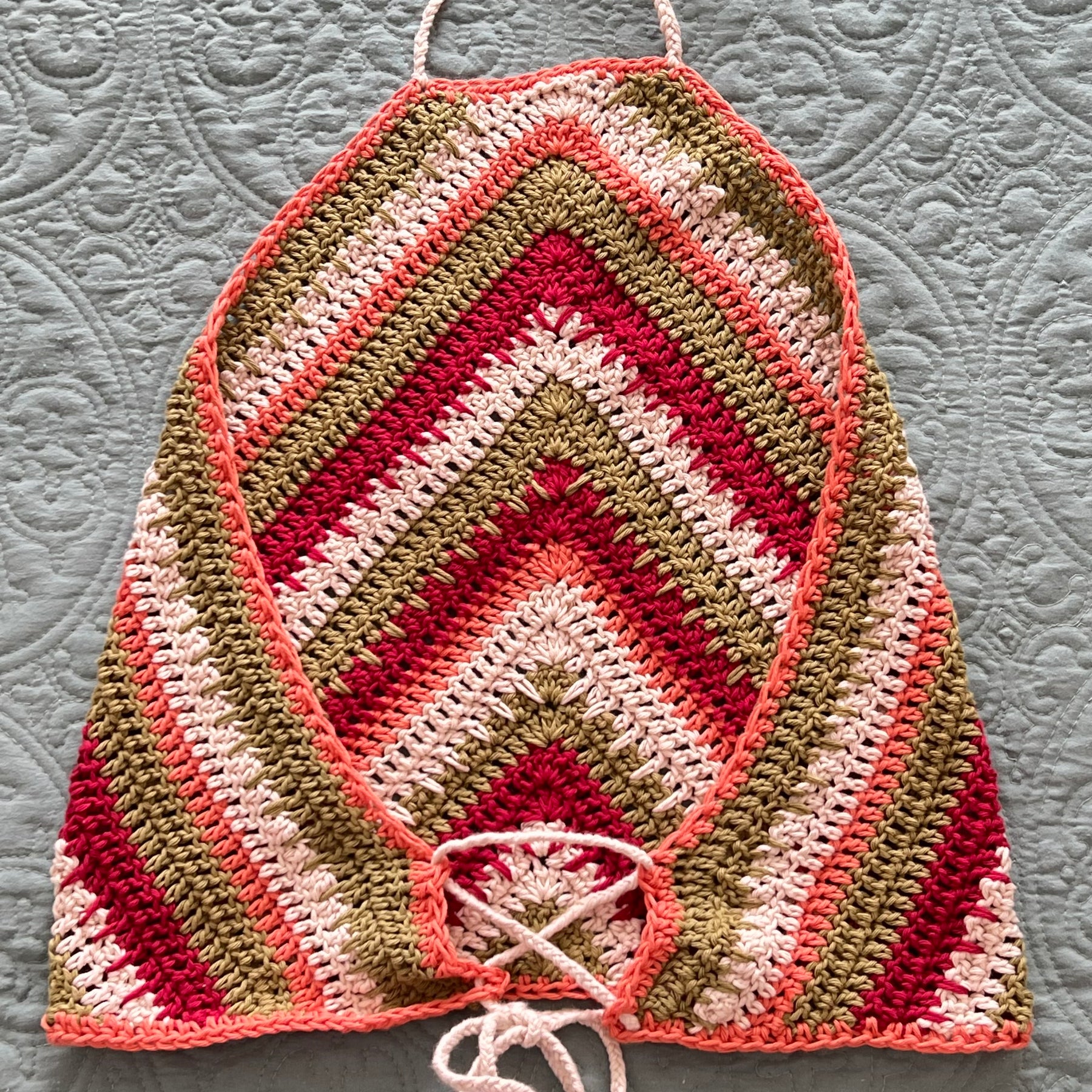 Pura Vida Crochet Halter Top