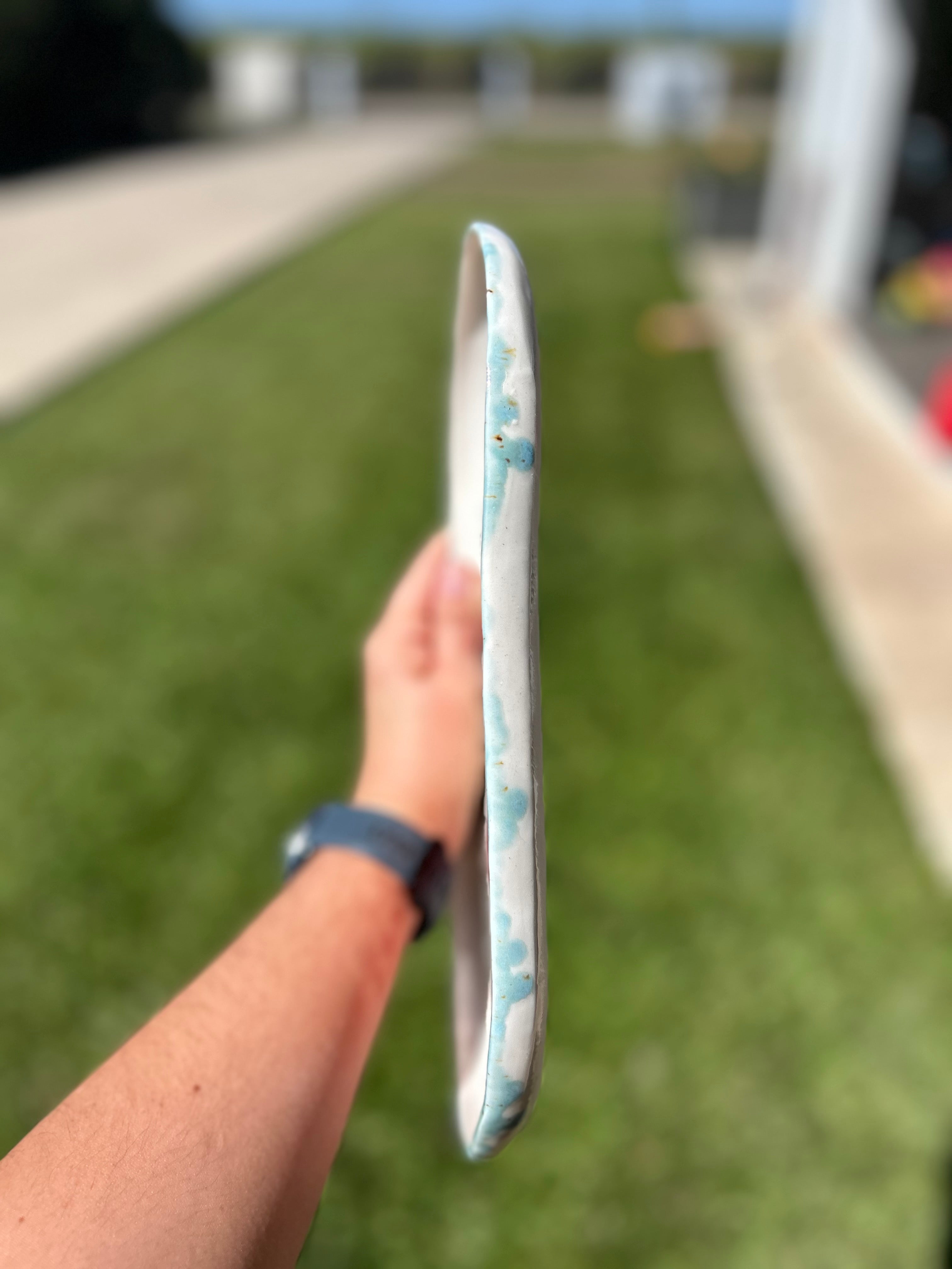 Hand Painted Fish Platter