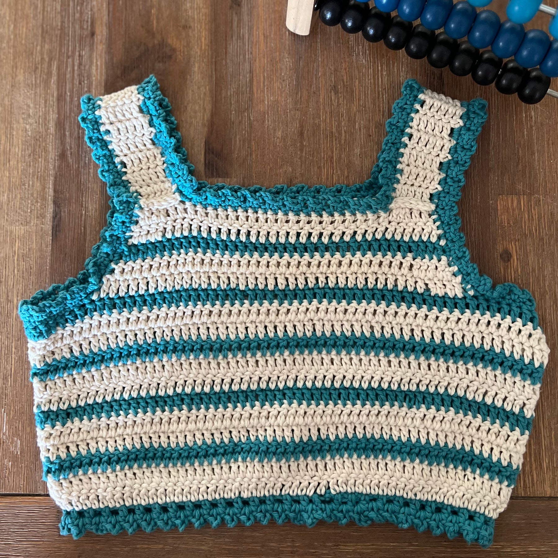 Girl’s Crochet Summer Shorts and Top Set