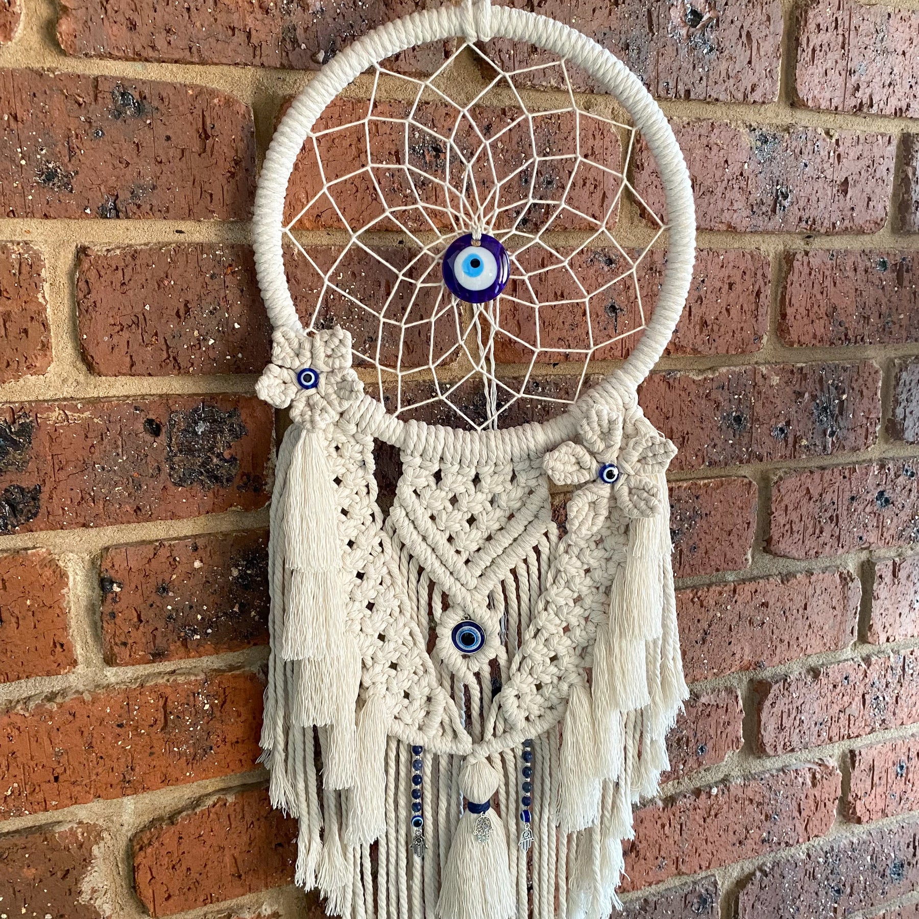 Macrame Evil Eye Dream Catcher