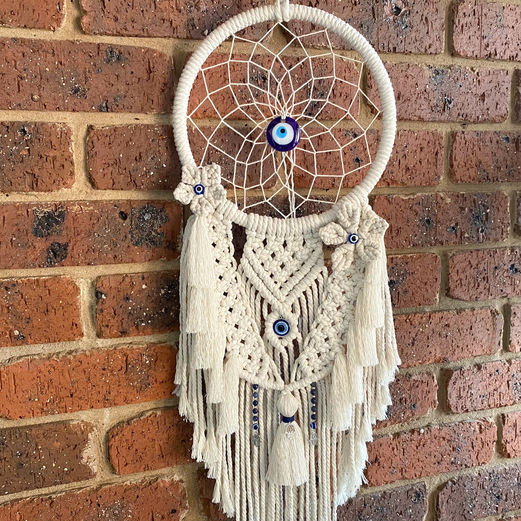 Macrame Evil Eye Dream Catcher