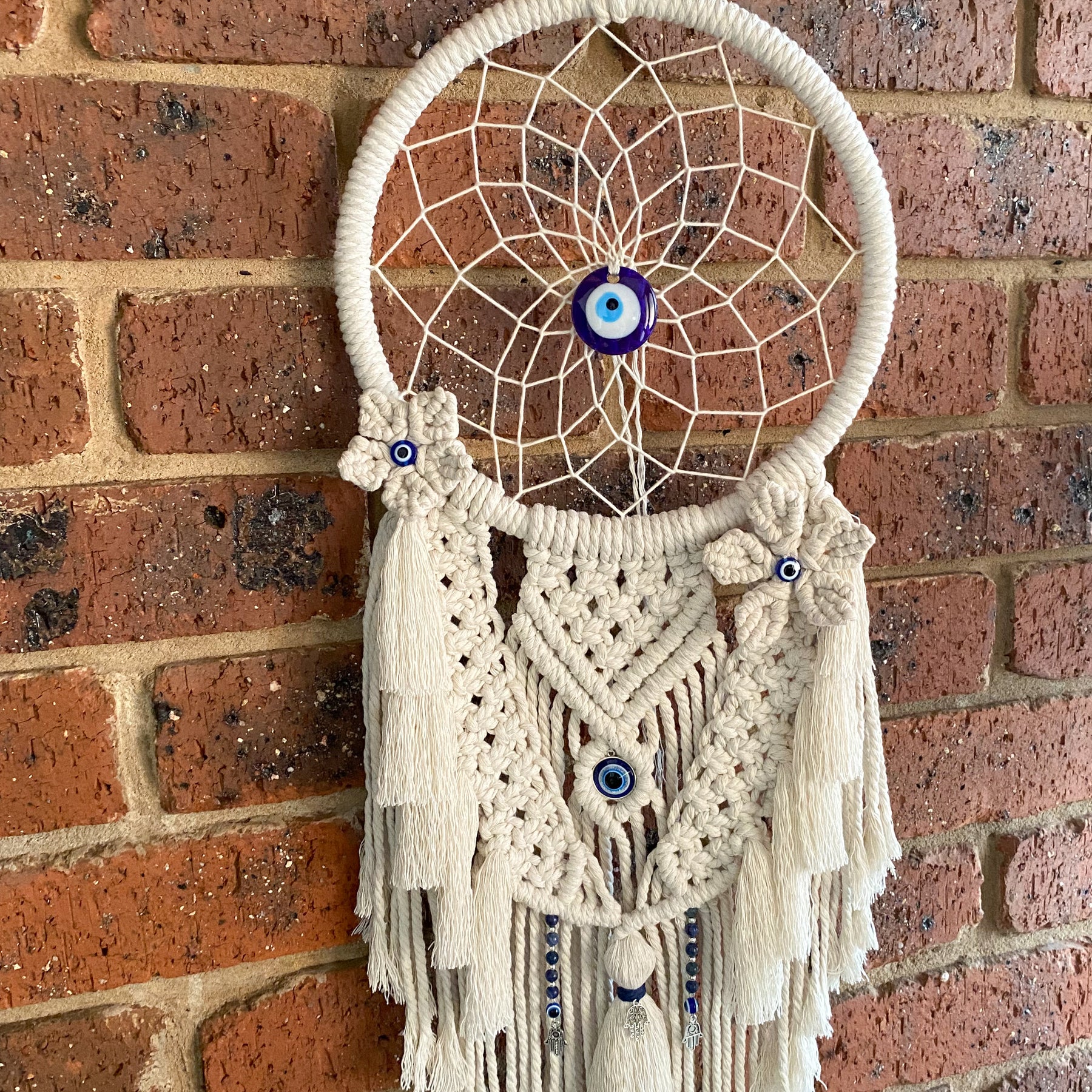 Macrame Evil Eye Dream Catcher