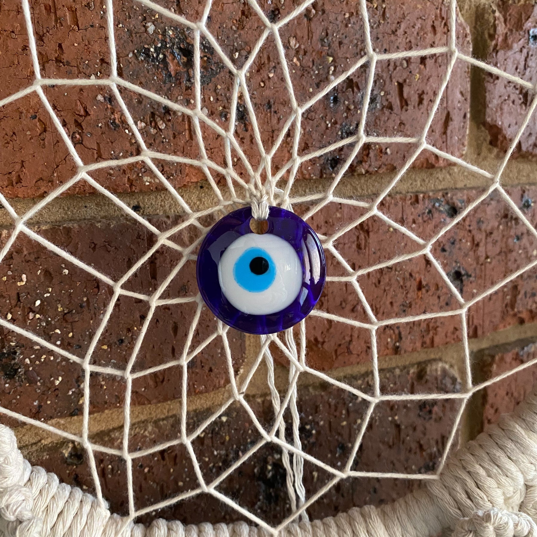 Macrame Evil Eye Dream Catcher