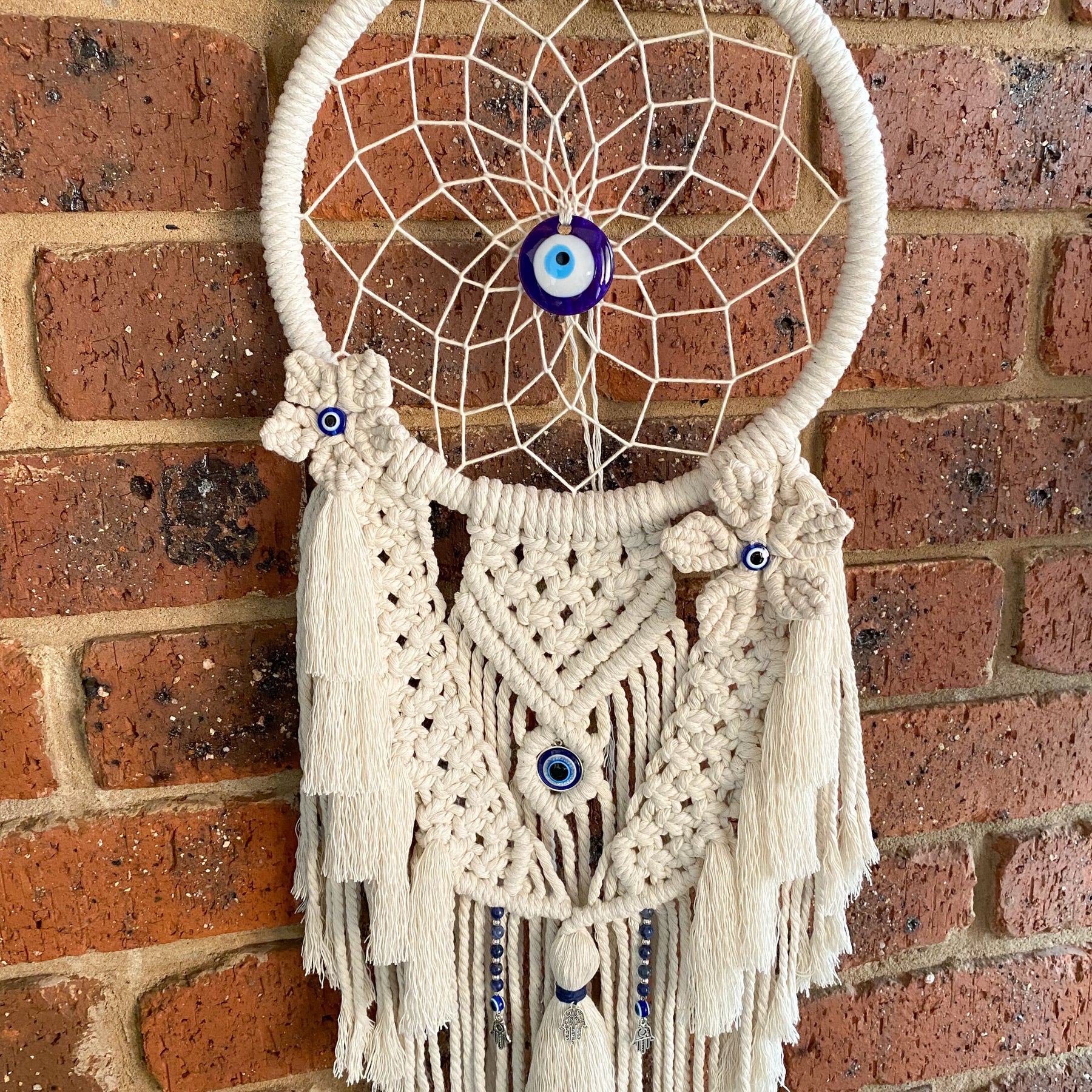 Macrame Evil Eye Dream Catcher